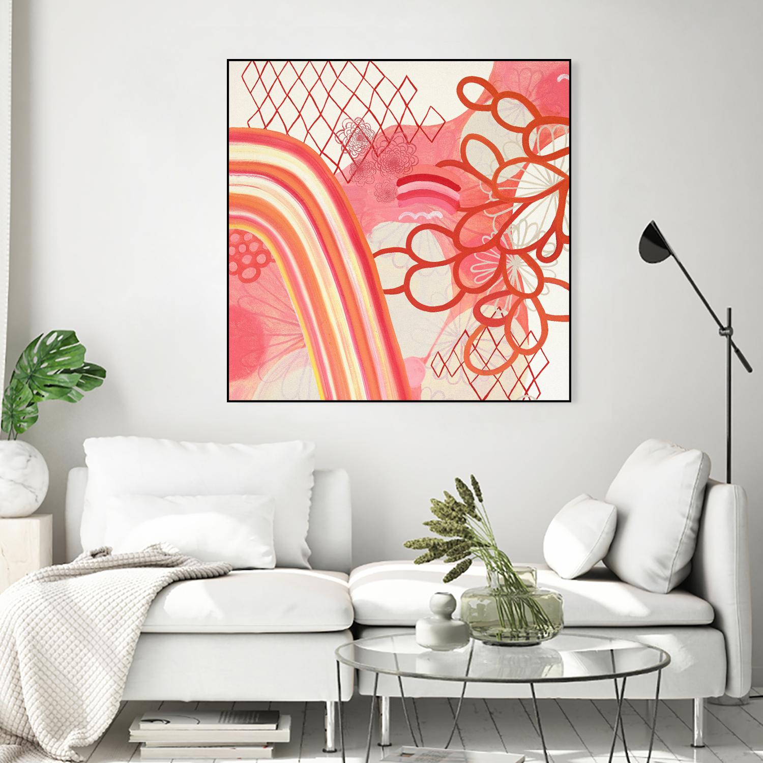 Cherry Fruitstripe Chain by Maggie Kleinpeter on GIANT ART - multicolor abstracts; contemporary