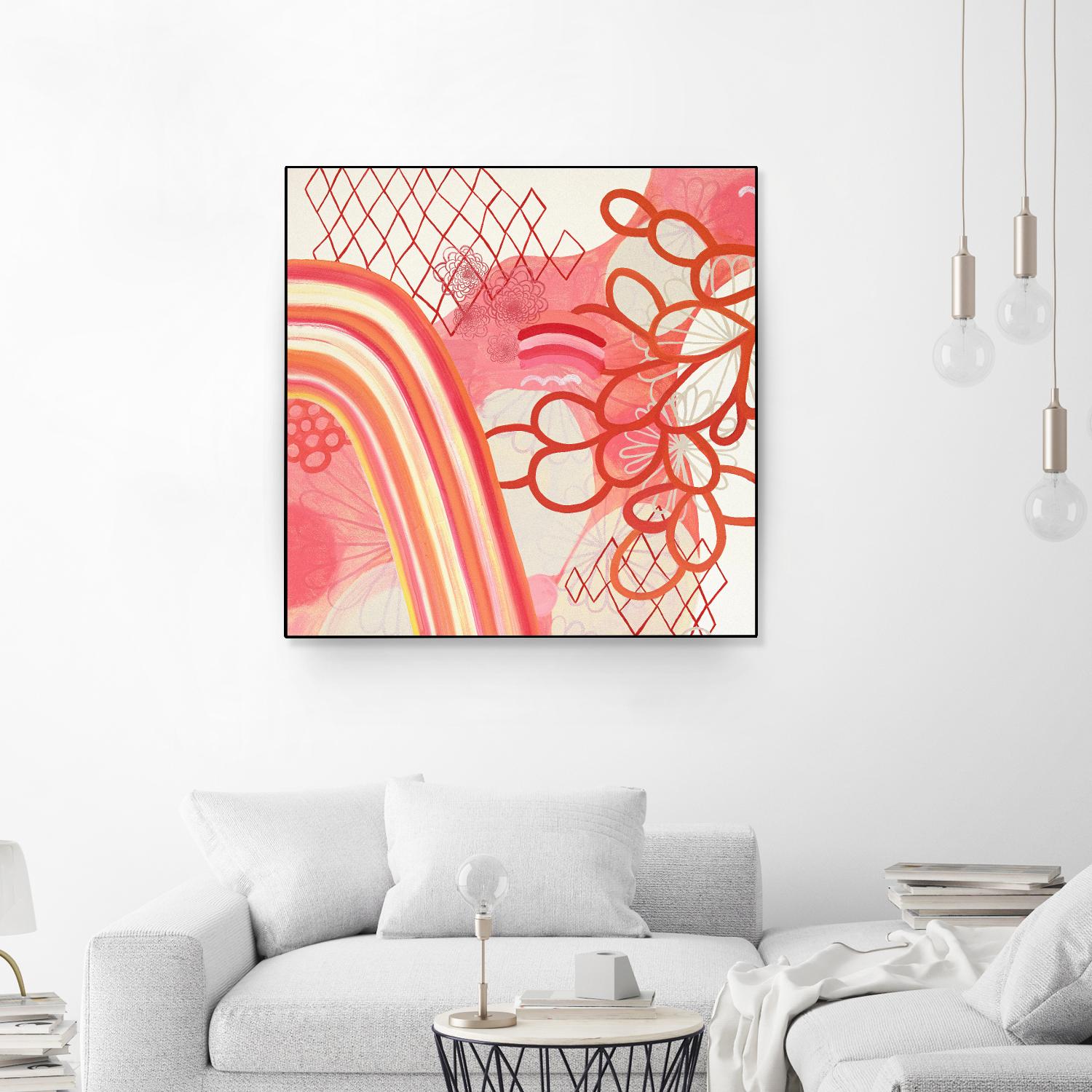Cherry Fruitstripe Chain by Maggie Kleinpeter on GIANT ART - multicolor abstracts; contemporary