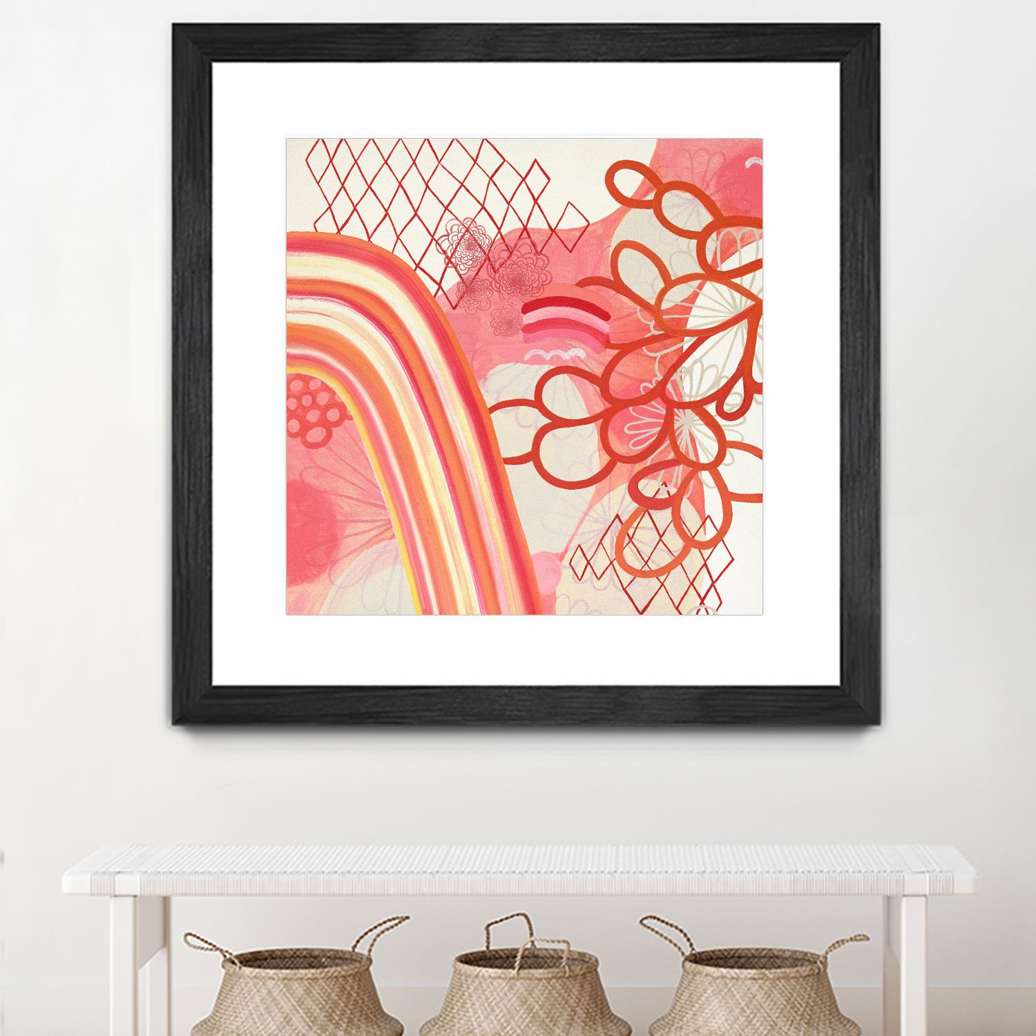 Cherry Fruitstripe Chain by Maggie Kleinpeter on GIANT ART - multicolor abstracts; contemporary