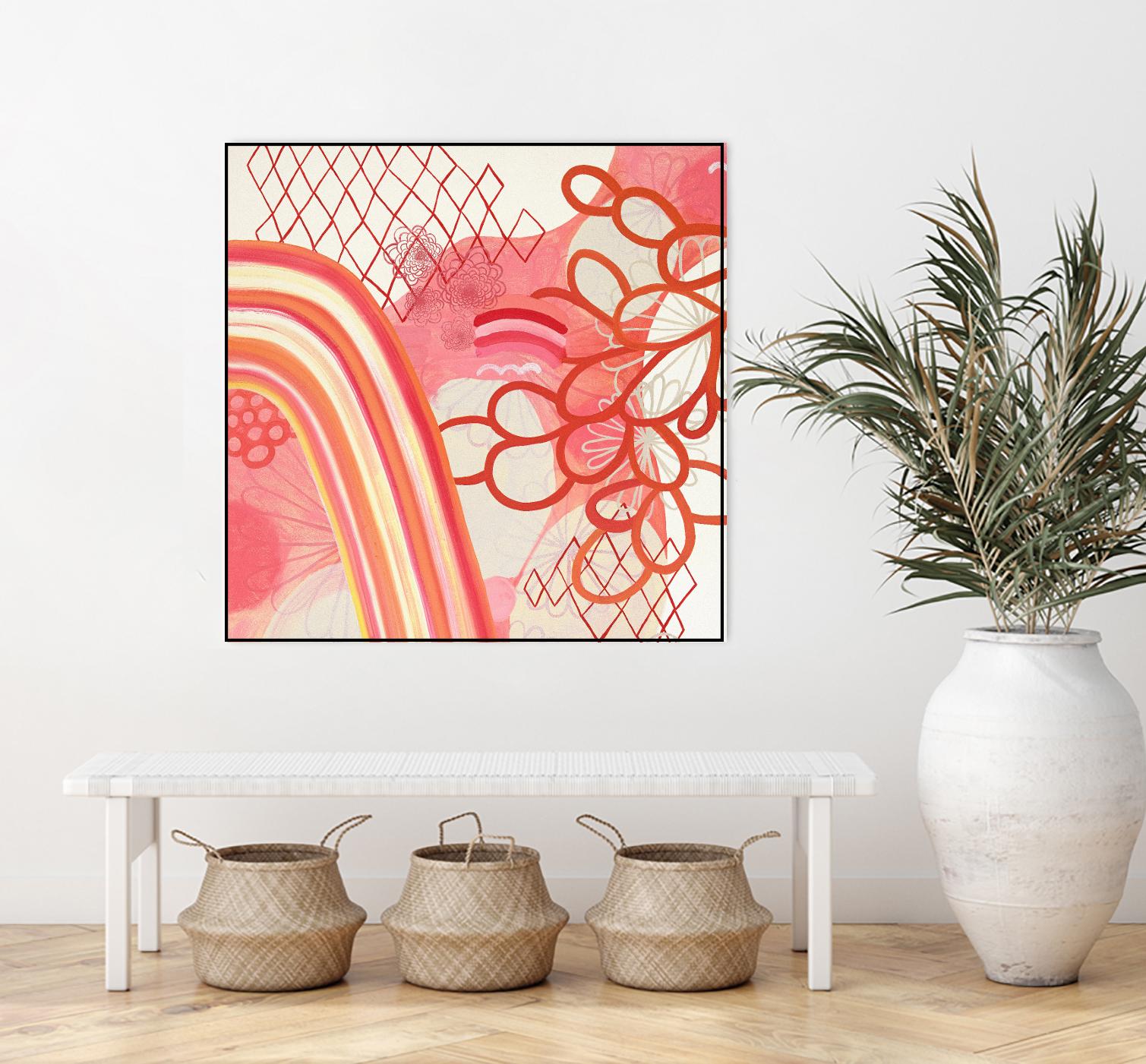 Cherry Fruitstripe Chain by Maggie Kleinpeter on GIANT ART - multicolor abstracts; contemporary