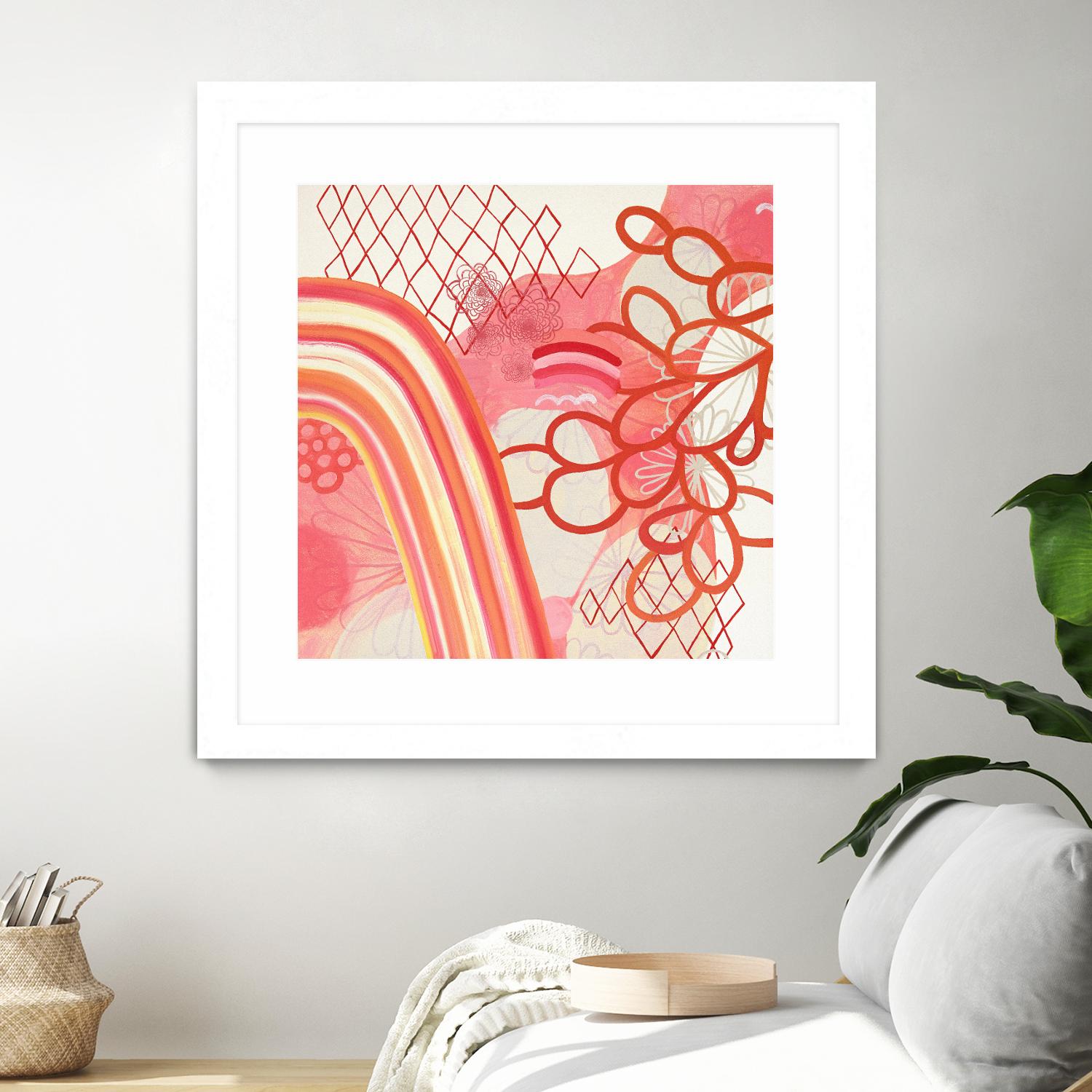 Cherry Fruitstripe Chain by Maggie Kleinpeter on GIANT ART - multicolor abstracts; contemporary