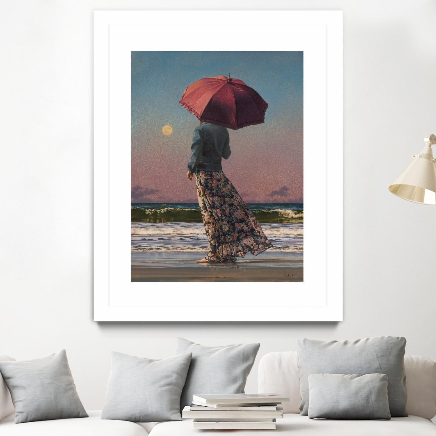 Romancing The Moon by Paul Kelley on GIANT ART - multicolor figurative