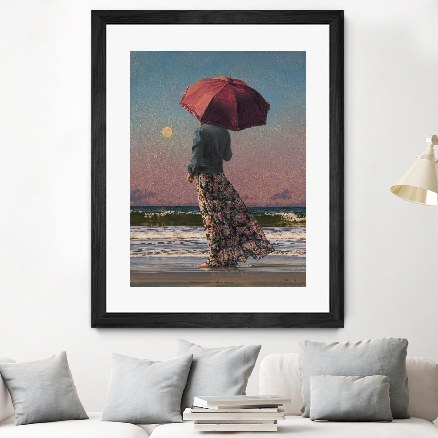 Romancing The Moon by Paul Kelley on GIANT ART - multicolor figurative