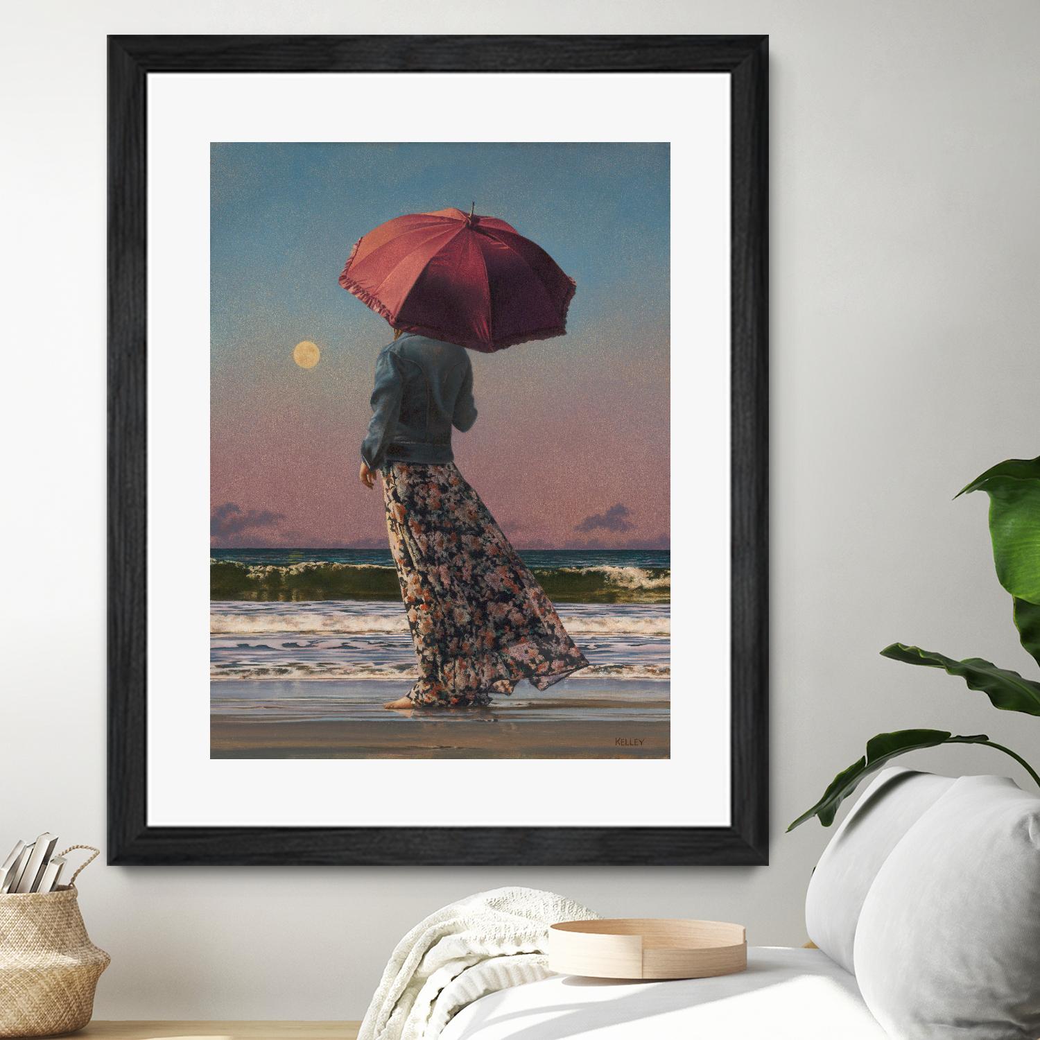 Romancing The Moon by Paul Kelley on GIANT ART - multicolor figurative