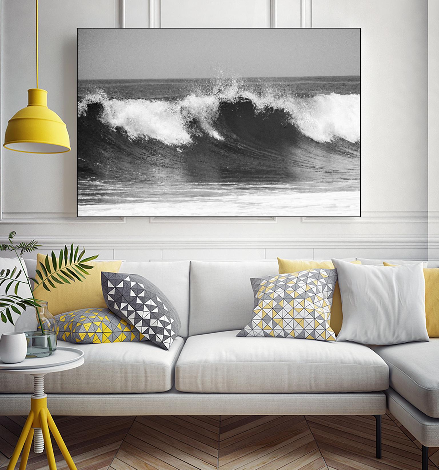 Wave BW by Vladimir Kostka on GIANT ART - multicolor photography; coastal; landscapes