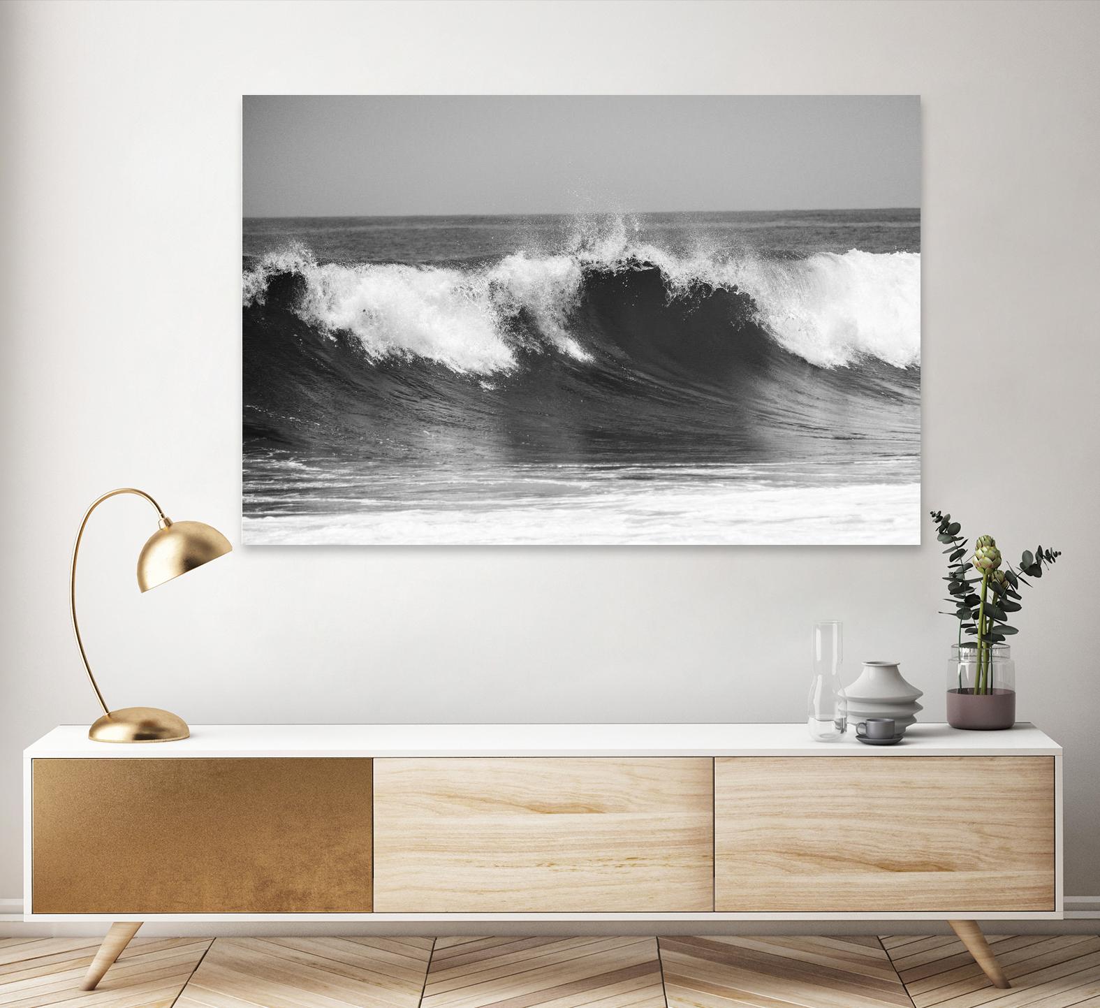Wave BW by Vladimir Kostka on GIANT ART - multicolor photography; coastal; landscapes