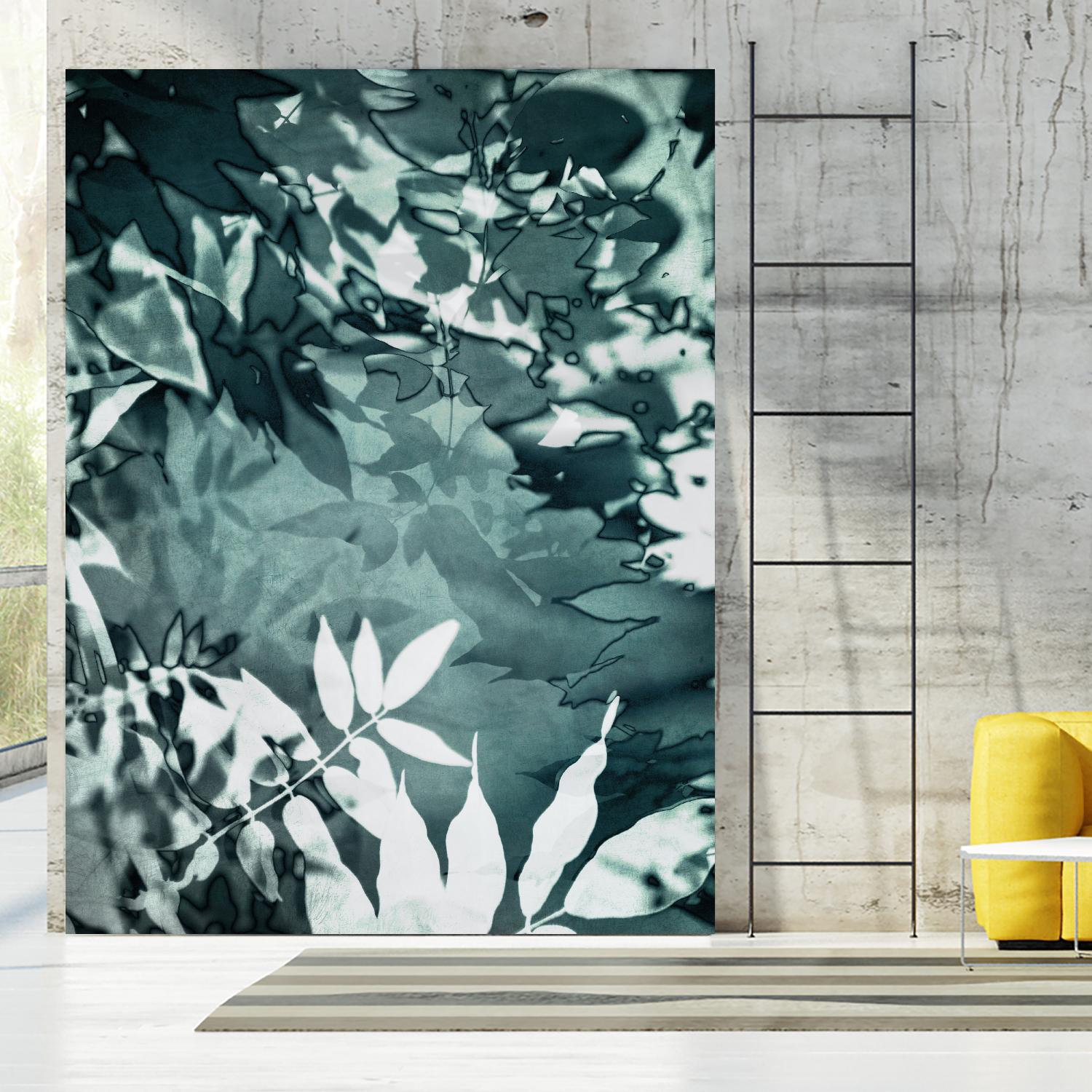 Abstract Leaves by Iris Lehnhardt on GIANT ART - multicolor contemporary