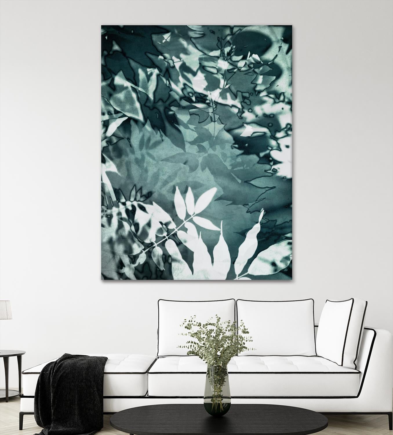 Abstract Leaves by Iris Lehnhardt on GIANT ART - multicolor contemporary