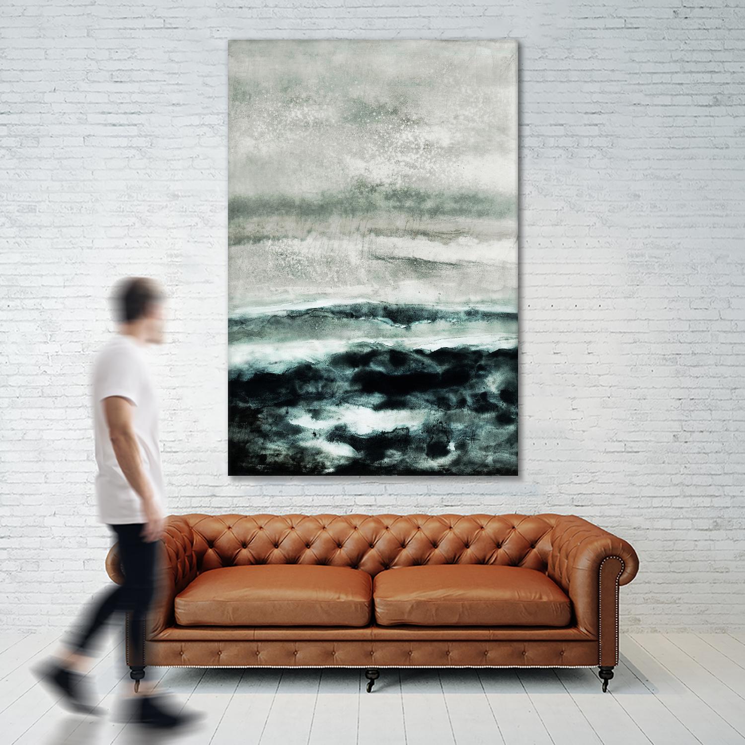 Abstract Waterscape by Iris Lehnhardt on GIANT ART - multicolor contemporary; abstracts