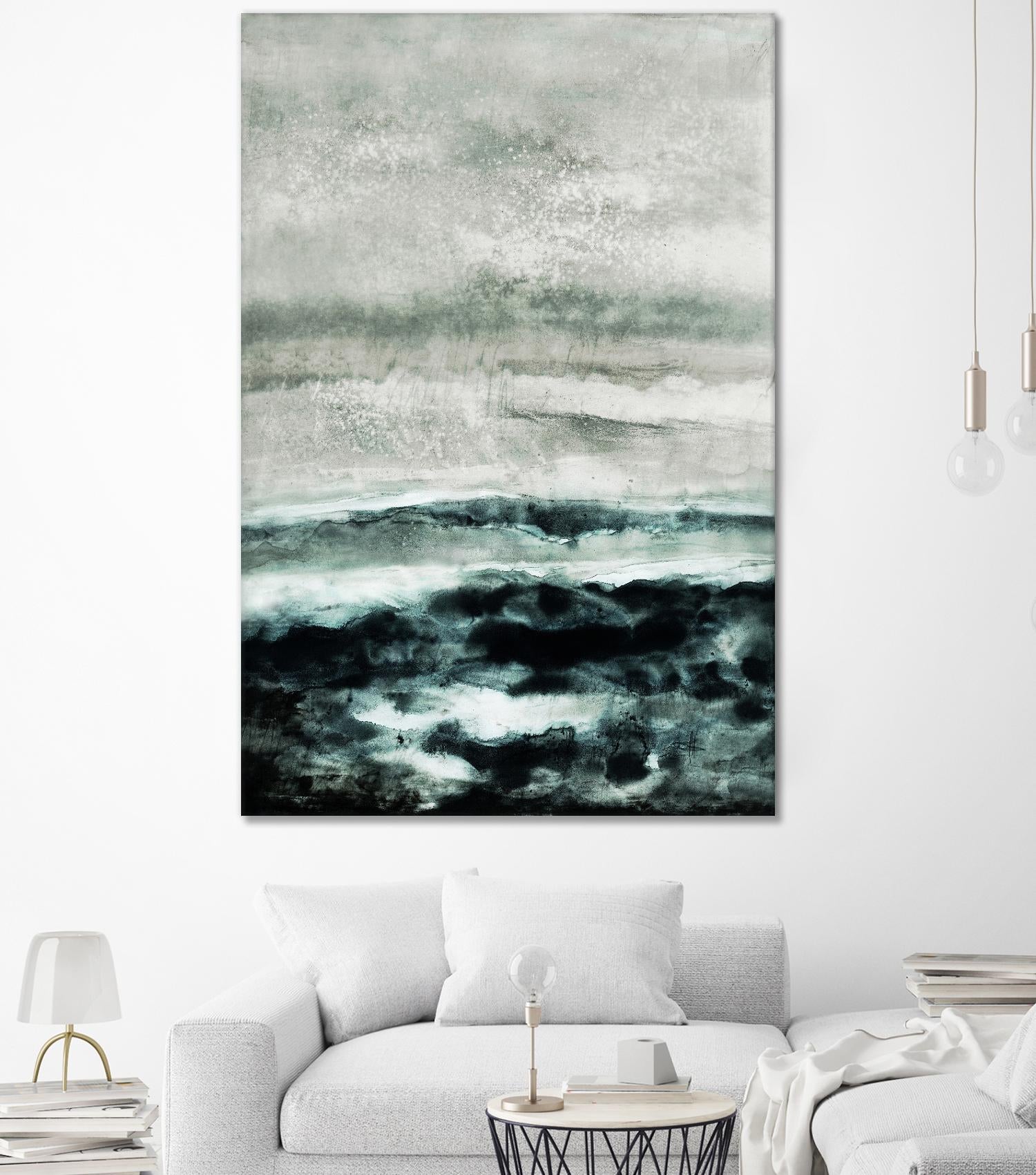 Abstract Waterscape by Iris Lehnhardt on GIANT ART - multicolor contemporary; abstracts