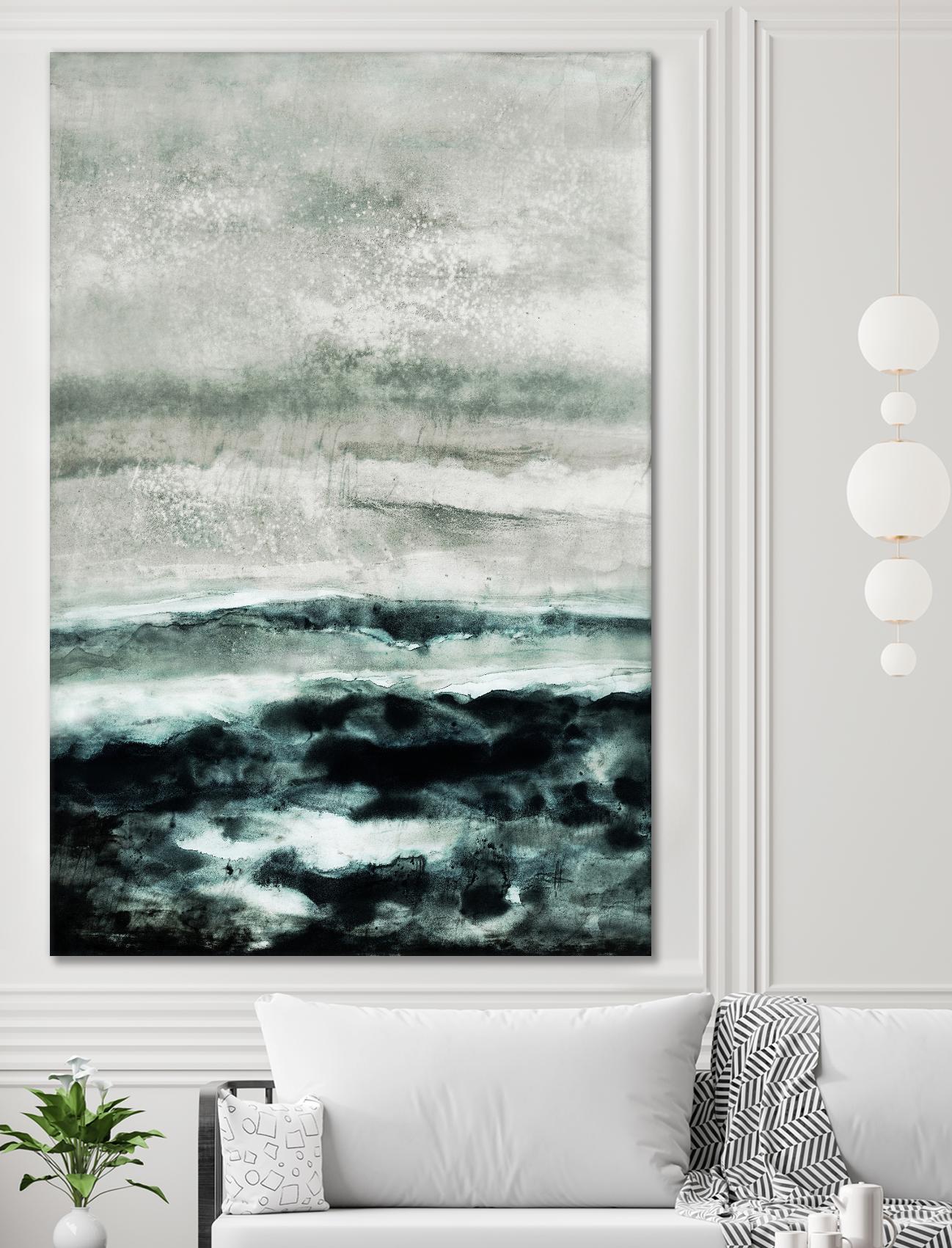 Abstract Waterscape by Iris Lehnhardt on GIANT ART - multicolor contemporary; abstracts