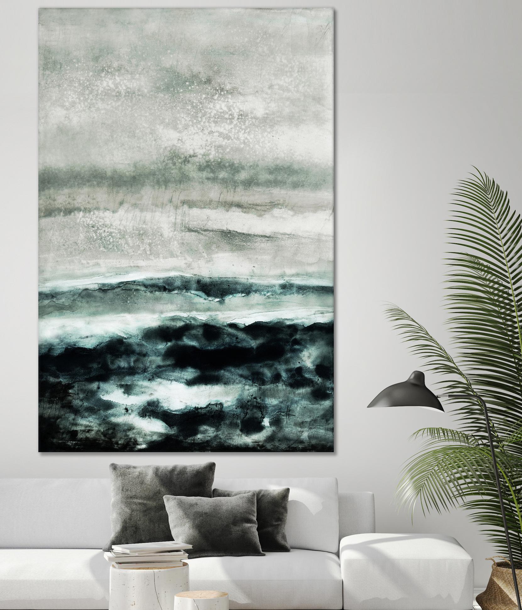 Abstract Waterscape by Iris Lehnhardt on GIANT ART - multicolor contemporary; abstracts
