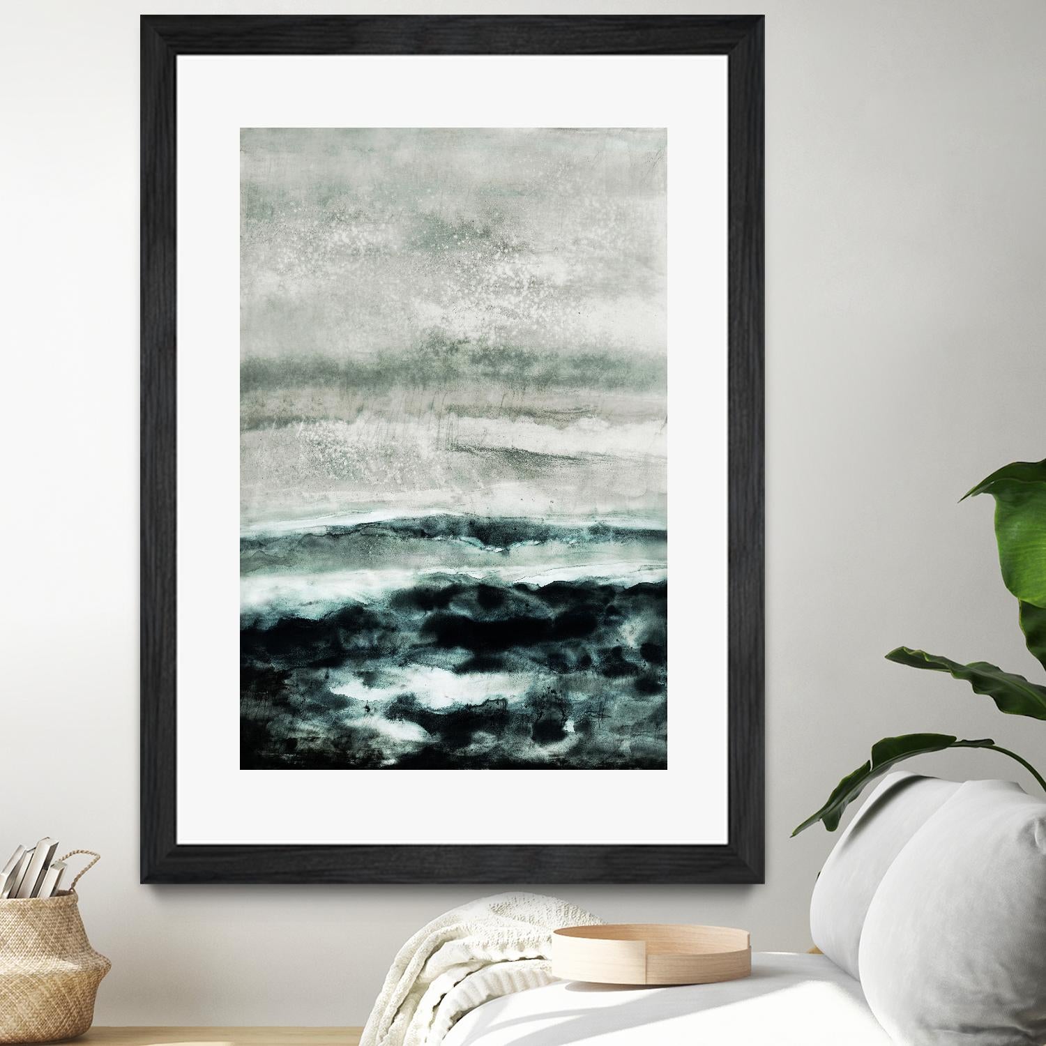 Abstract Waterscape by Iris Lehnhardt on GIANT ART - multicolor contemporary; abstracts