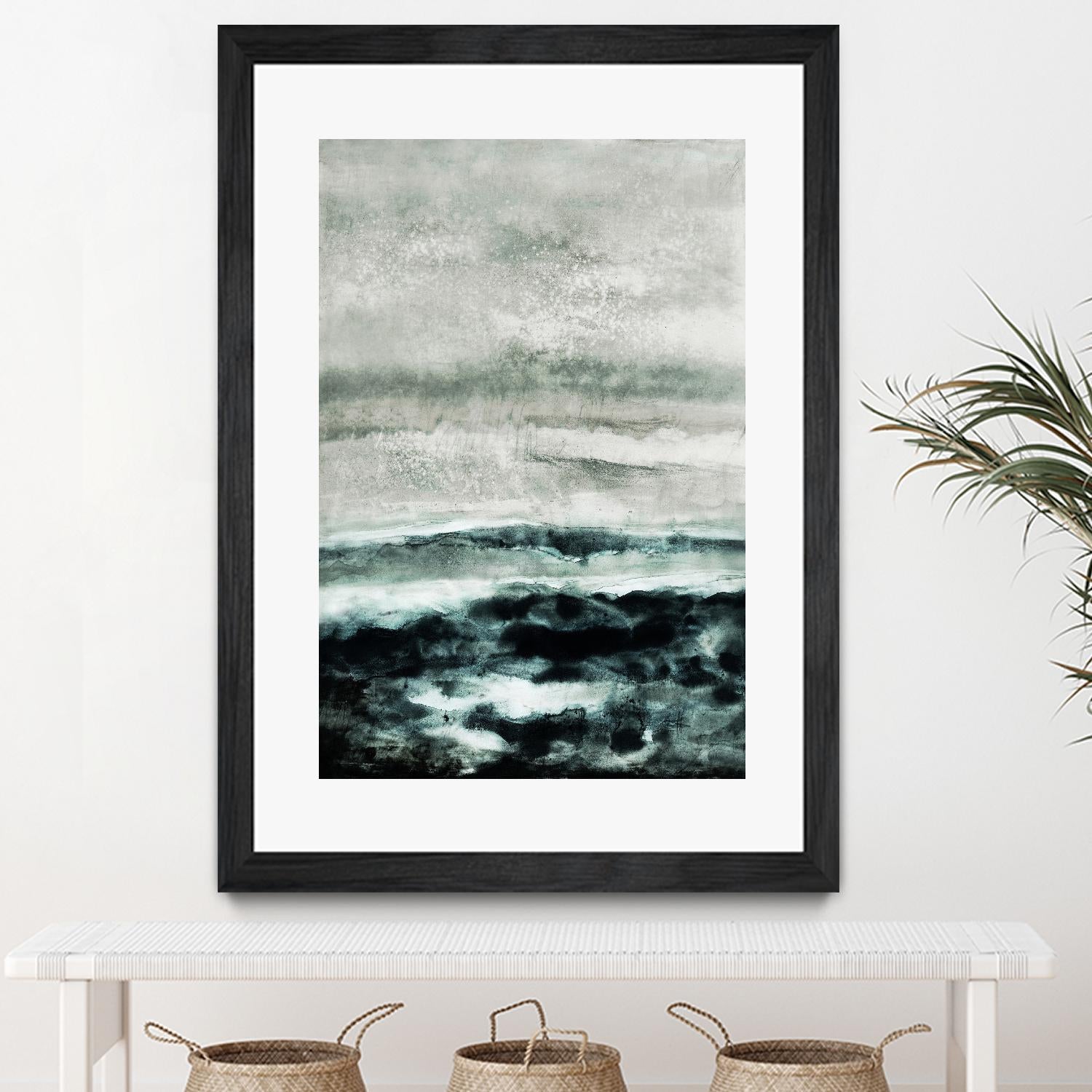 Abstract Waterscape by Iris Lehnhardt on GIANT ART - multicolor contemporary; abstracts