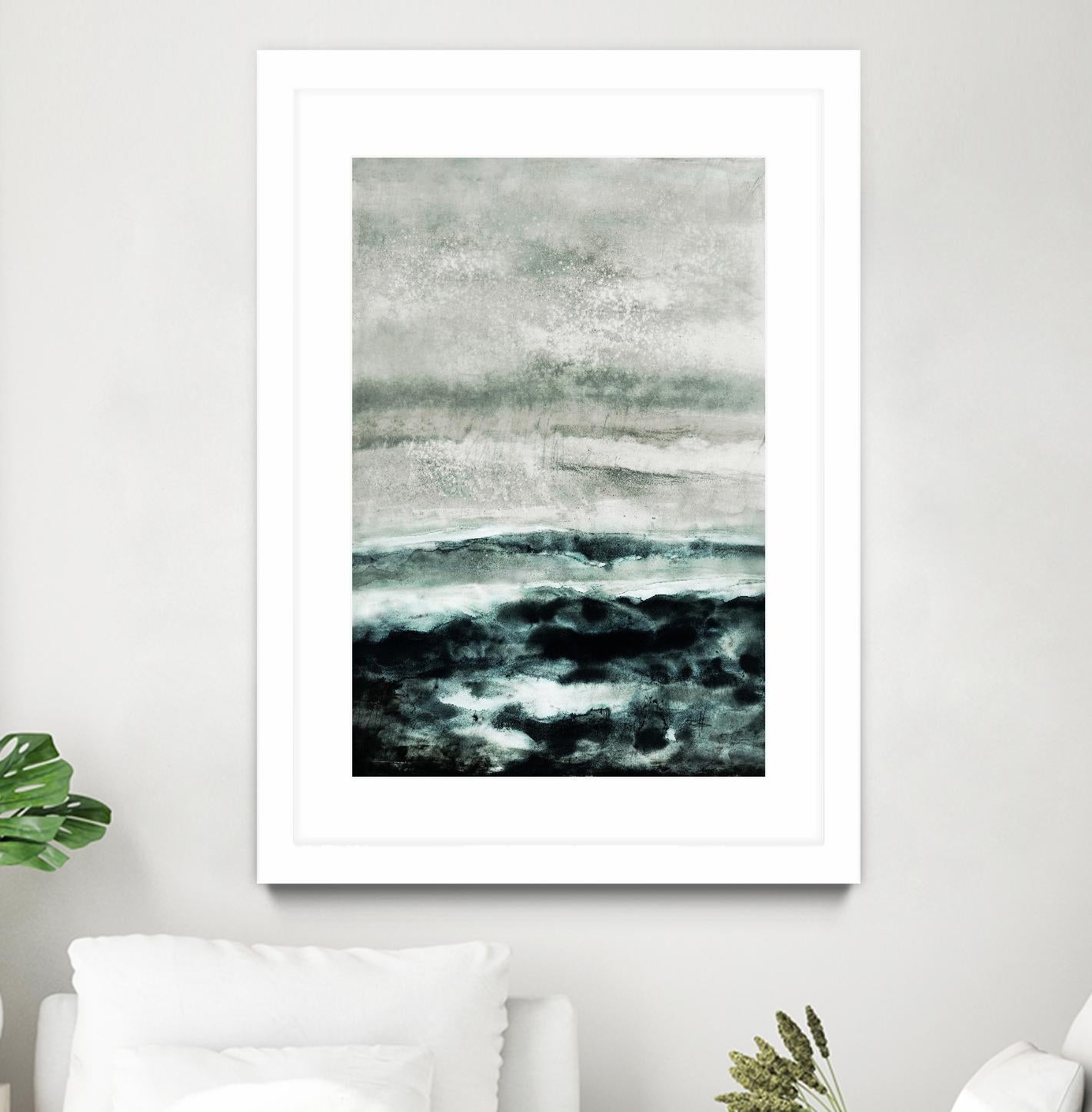 Abstract Waterscape by Iris Lehnhardt on GIANT ART - multicolor contemporary; abstracts