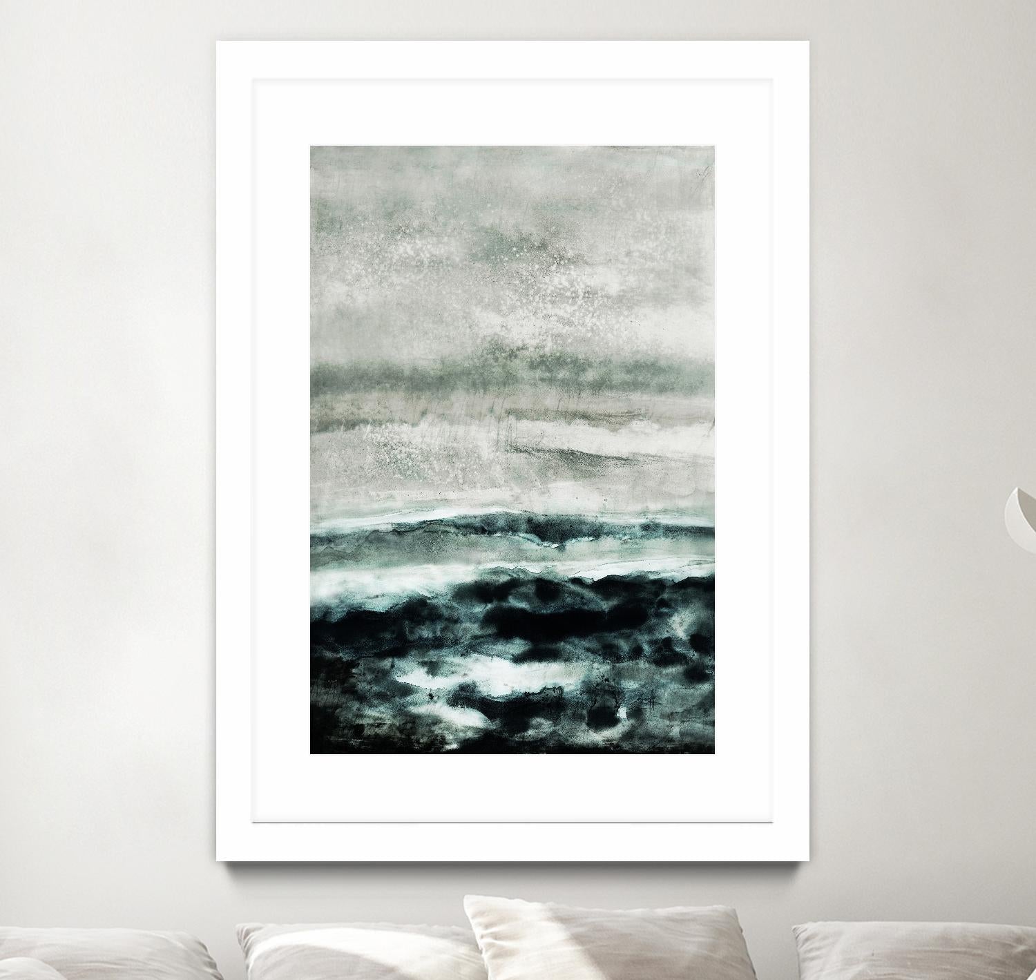 Abstract Waterscape by Iris Lehnhardt on GIANT ART - multicolor contemporary; abstracts