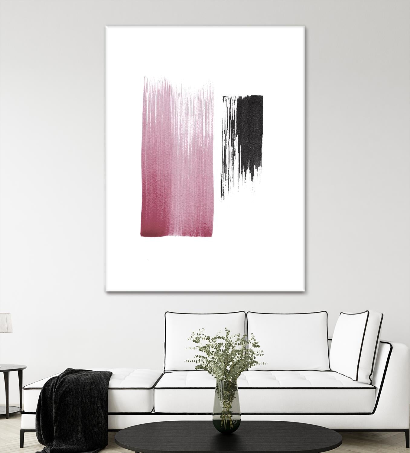 Black & Blush by Iris Lehnhardt on GIANT ART - multicolor contemporary; abstracts
