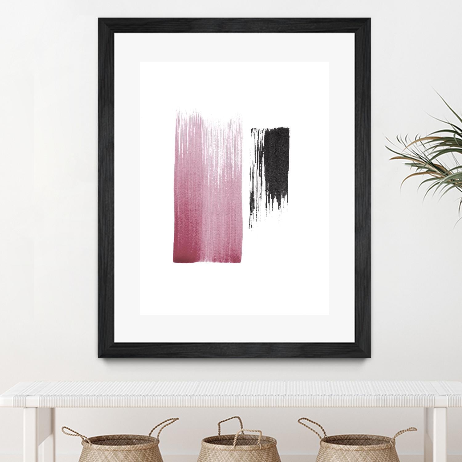 Black & Blush by Iris Lehnhardt on GIANT ART - multicolor contemporary; abstracts