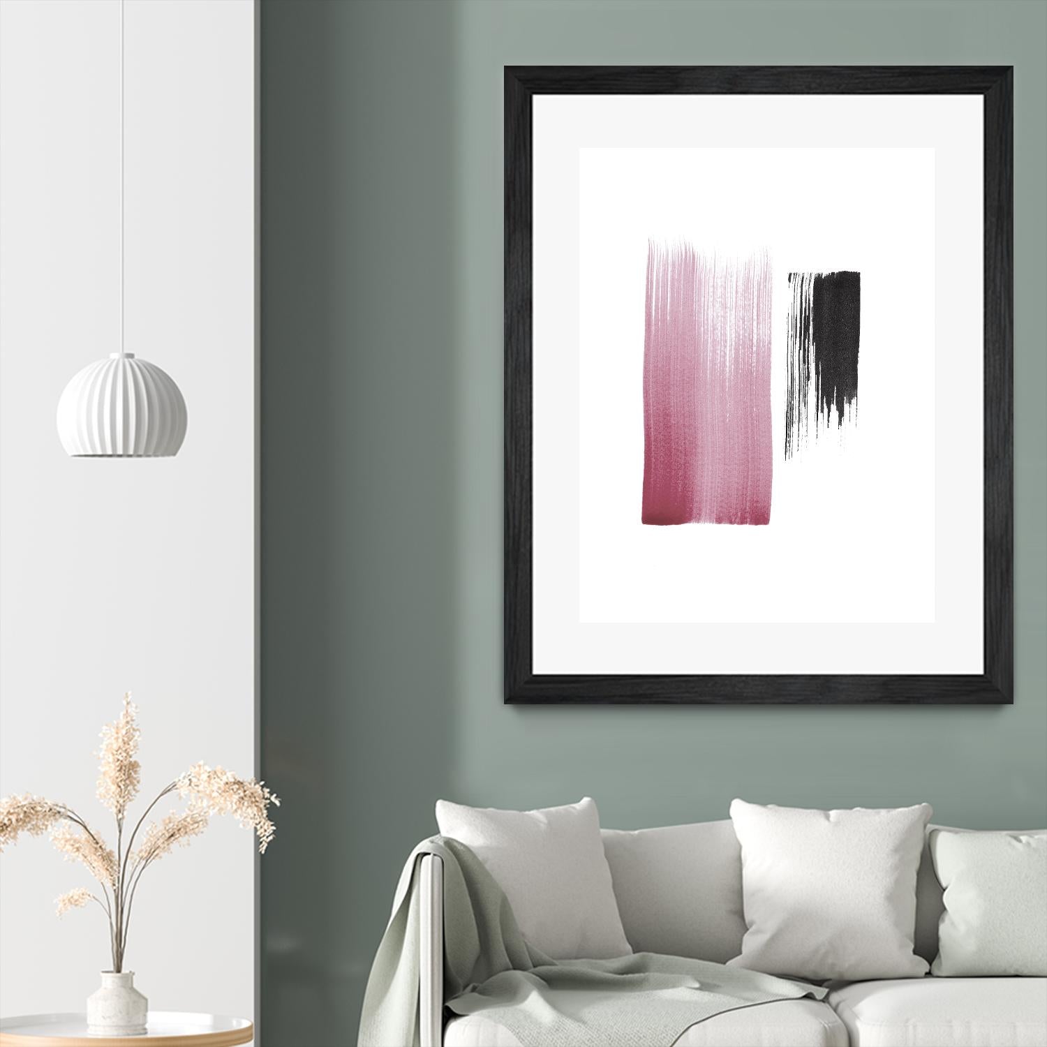 Black & Blush by Iris Lehnhardt on GIANT ART - multicolor contemporary; abstracts