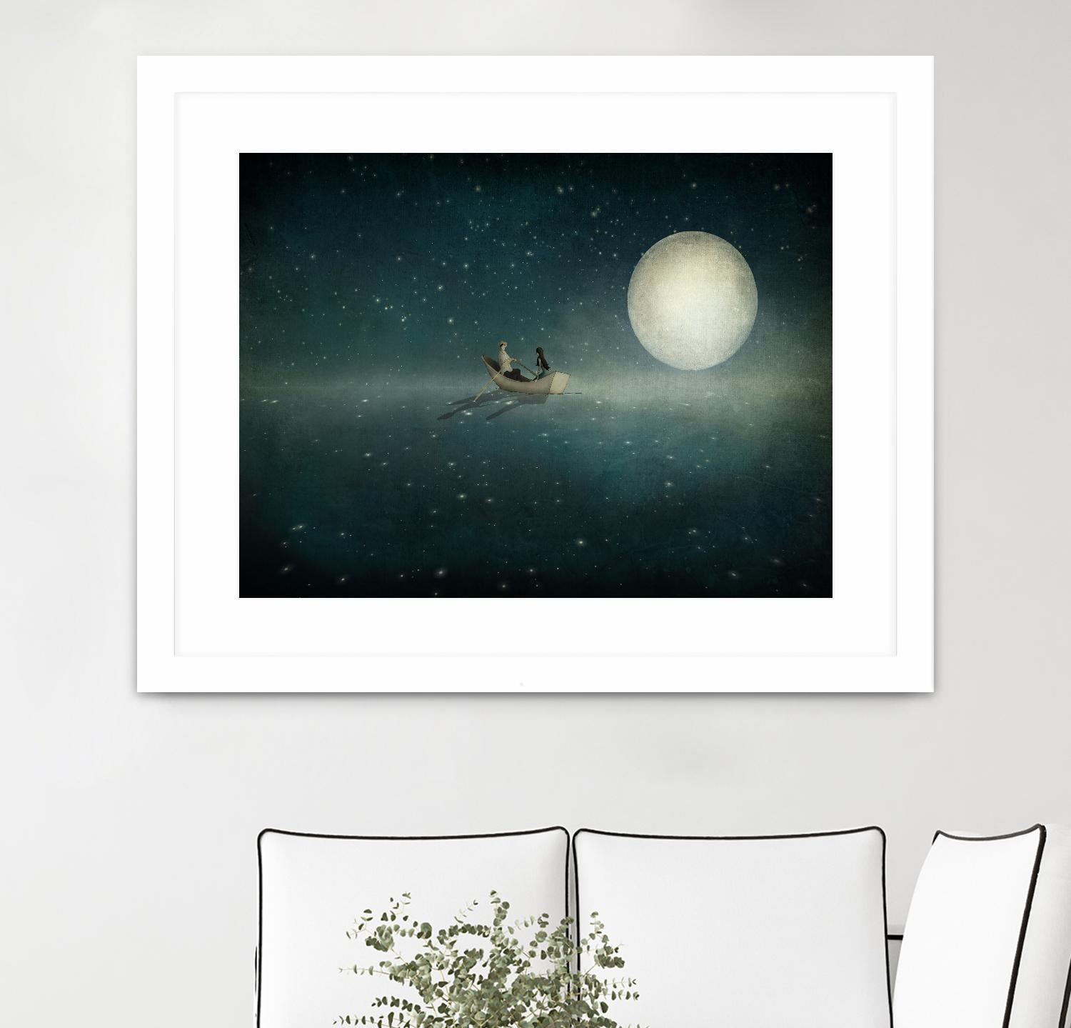 Moonlight by Maja Lindberg on GIANT ART - multicolor urban/pop surrealism; children