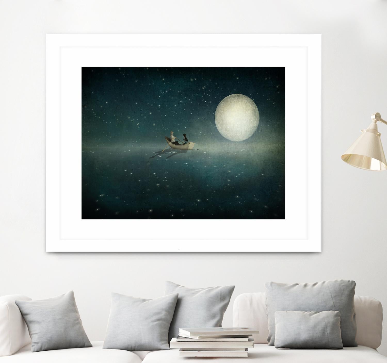 Moonlight by Maja Lindberg on GIANT ART - multicolor urban/pop surrealism; children