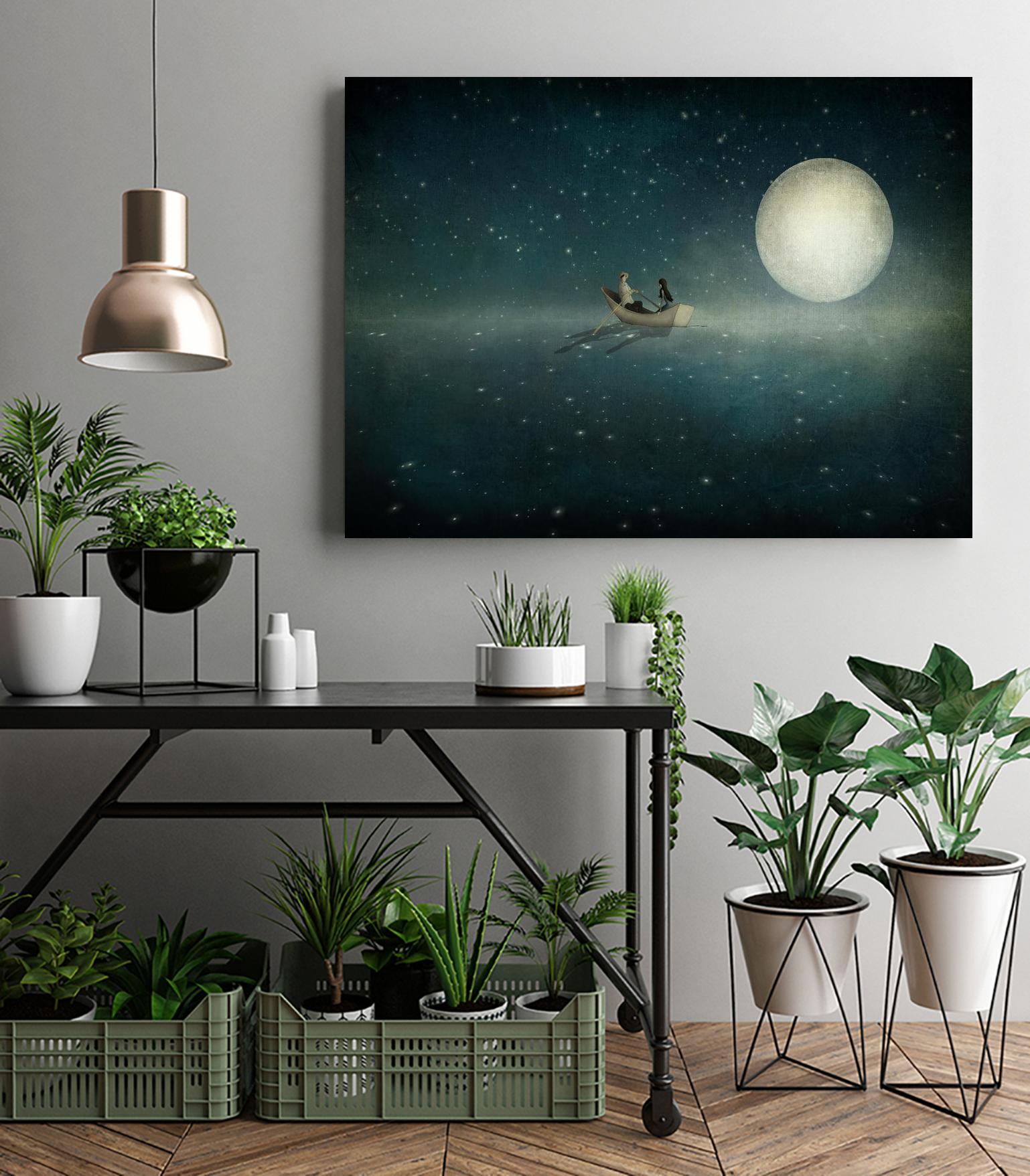 Moonlight by Maja Lindberg on GIANT ART - multicolor urban/pop surrealism; children