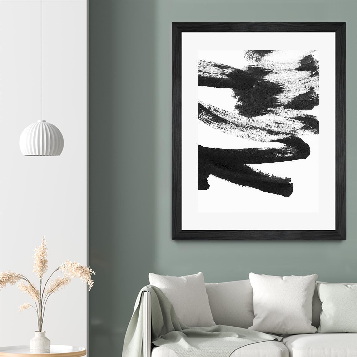 Black and White Strokes 5 by Iris Lehnhardt on GIANT ART - multicolor abstracts; contemporary