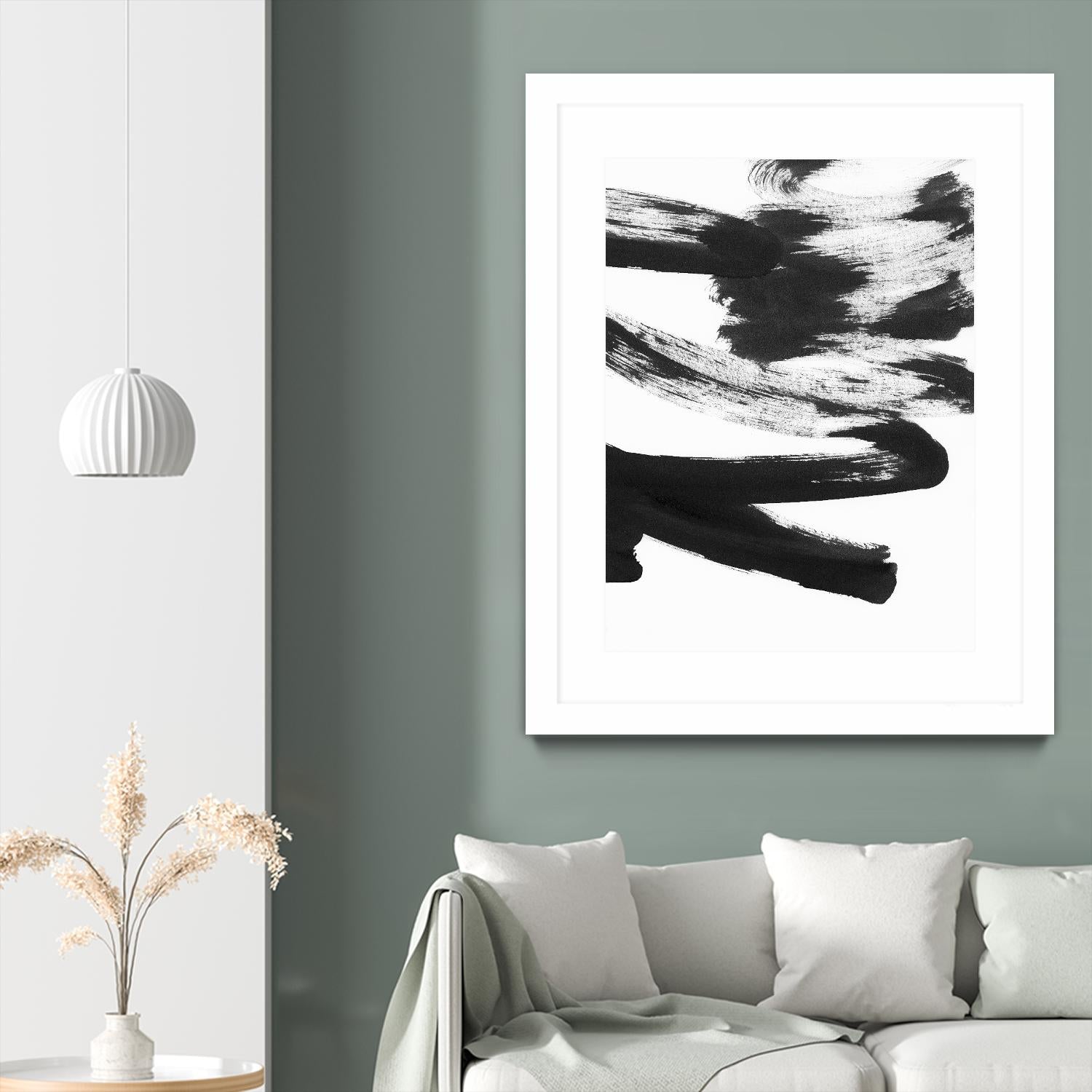 Black and White Strokes 5 by Iris Lehnhardt on GIANT ART - multicolor abstracts; contemporary