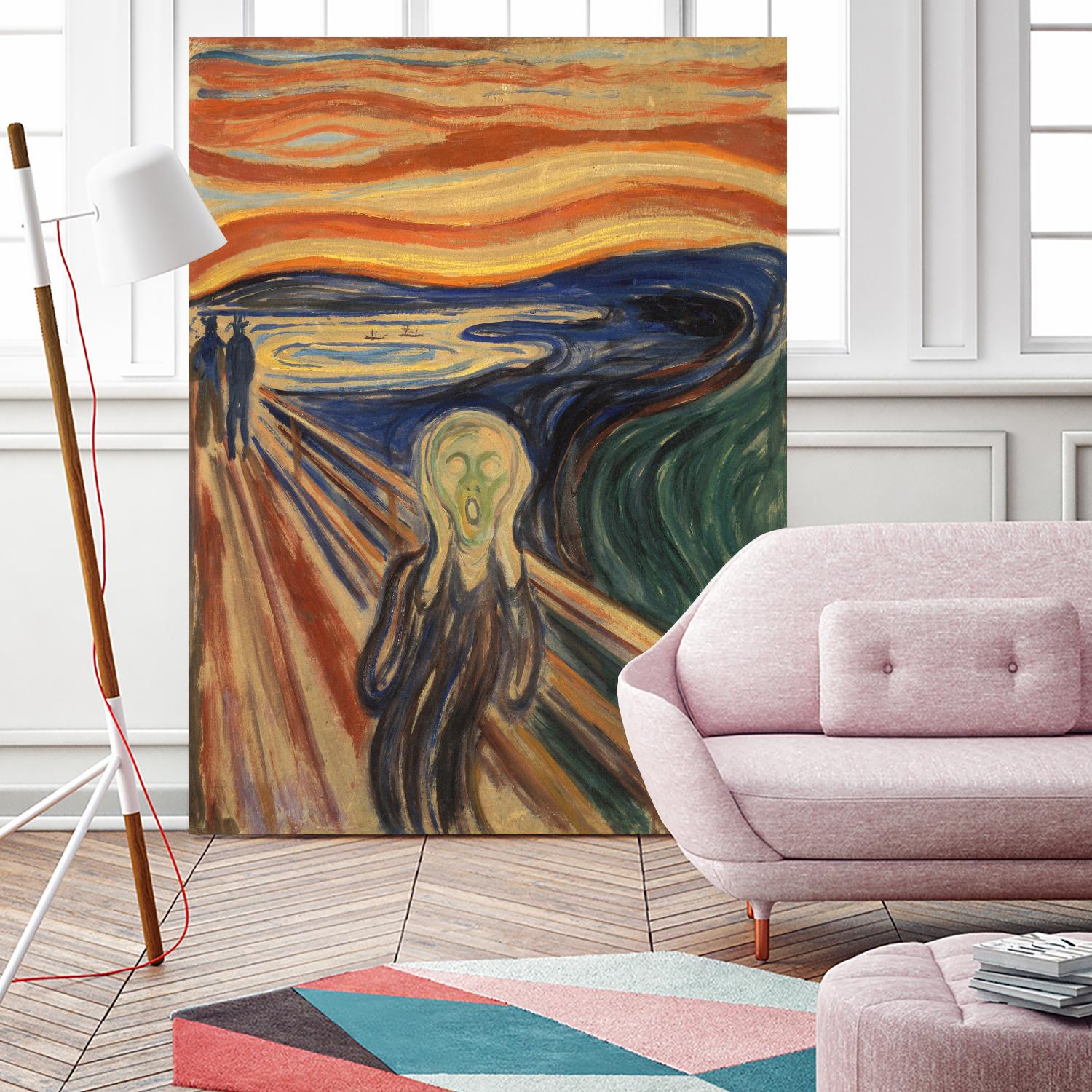 The Scream by Edvard Munch on GIANT ART - multicolor museum; figurative