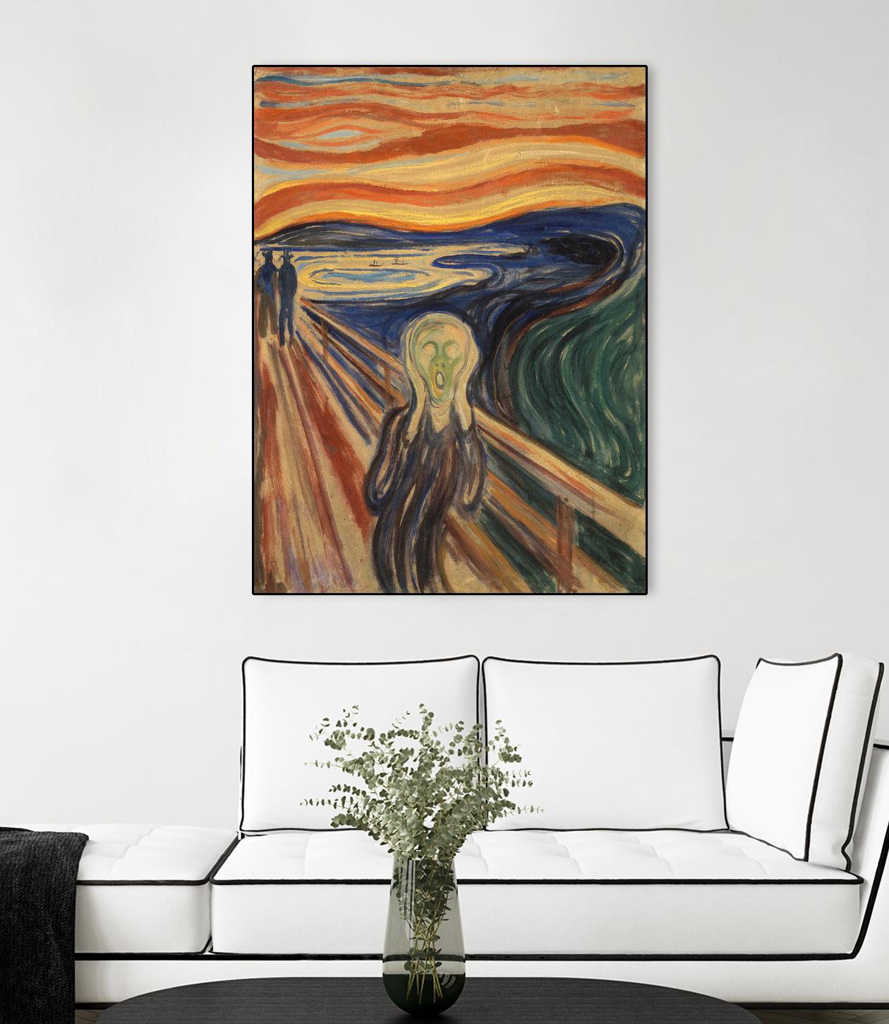 The Scream by Edvard Munch on GIANT ART - multicolor museum; figurative