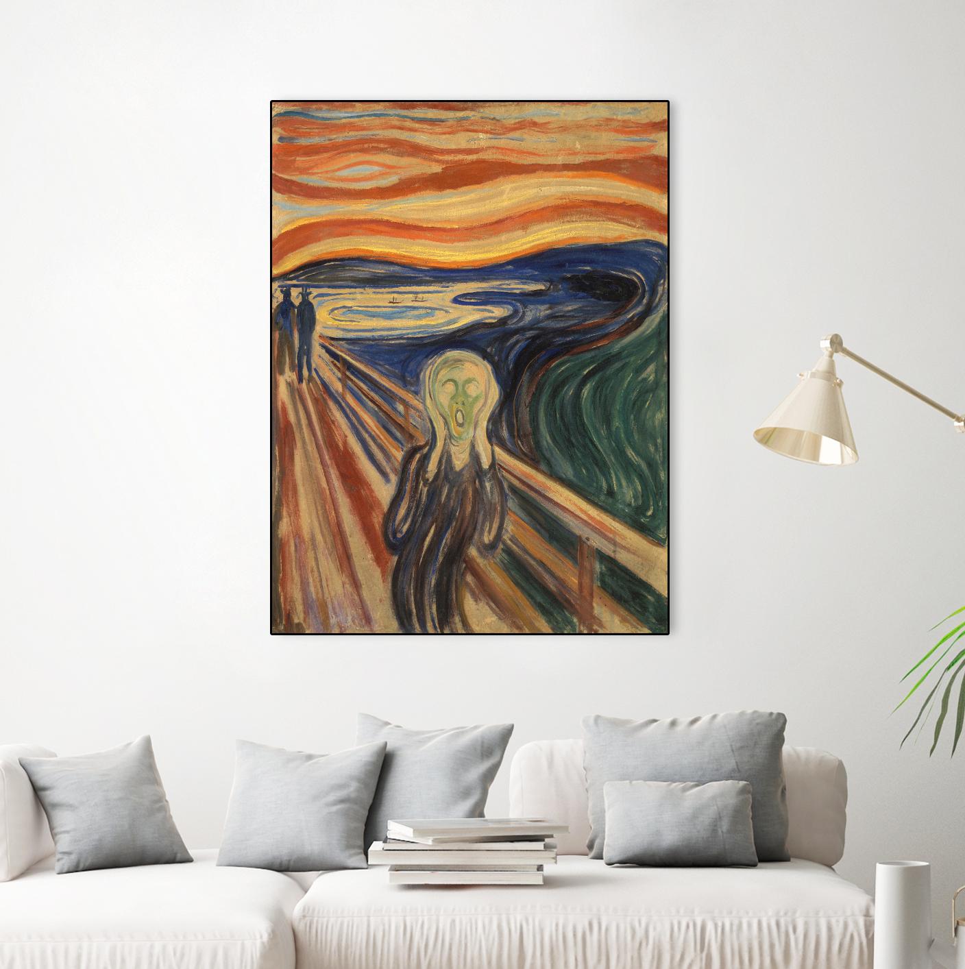 The Scream by Edvard Munch on GIANT ART - multicolor museum; figurative