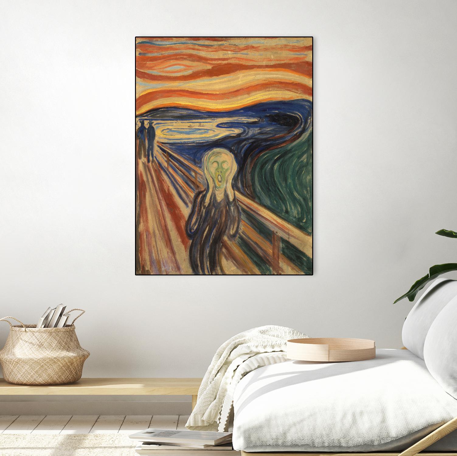 The Scream by Edvard Munch on GIANT ART - multicolor museum; figurative