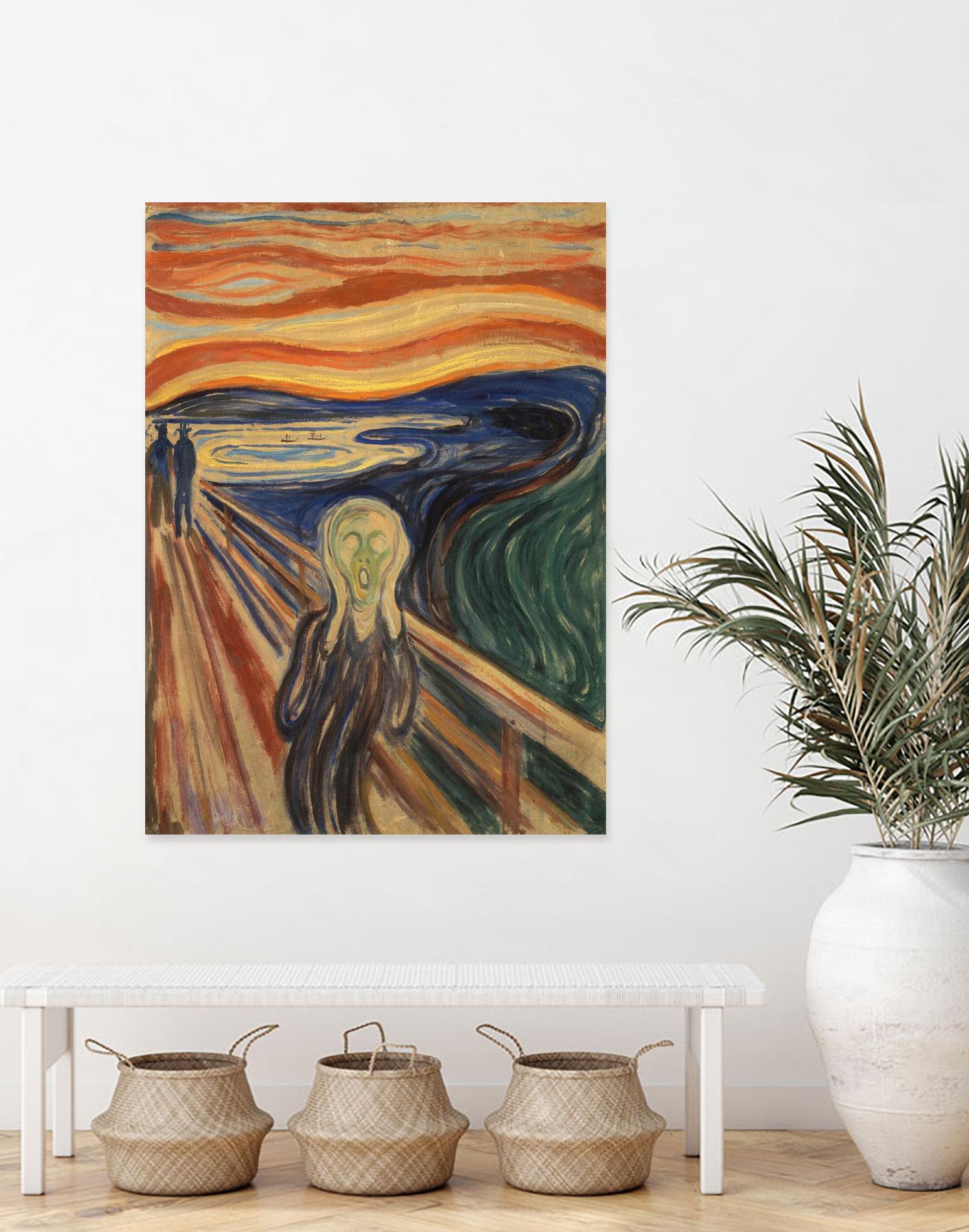 The Scream by Edvard Munch on GIANT ART - multicolor museum; figurative