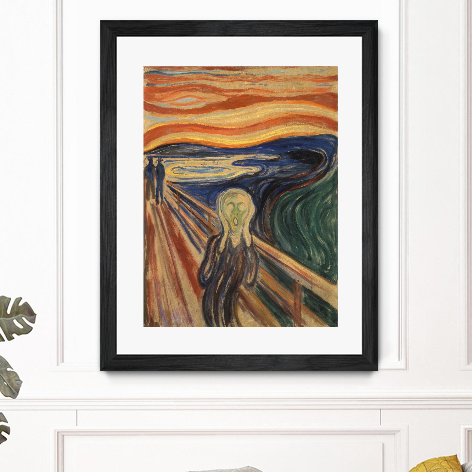 The Scream by Edvard Munch on GIANT ART - multicolor museum; figurative