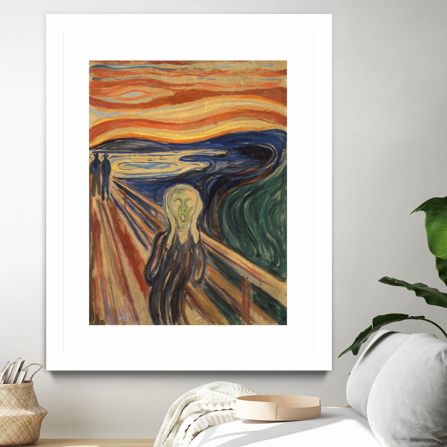 The Scream by Edvard Munch on GIANT ART - multicolor museum; figurative