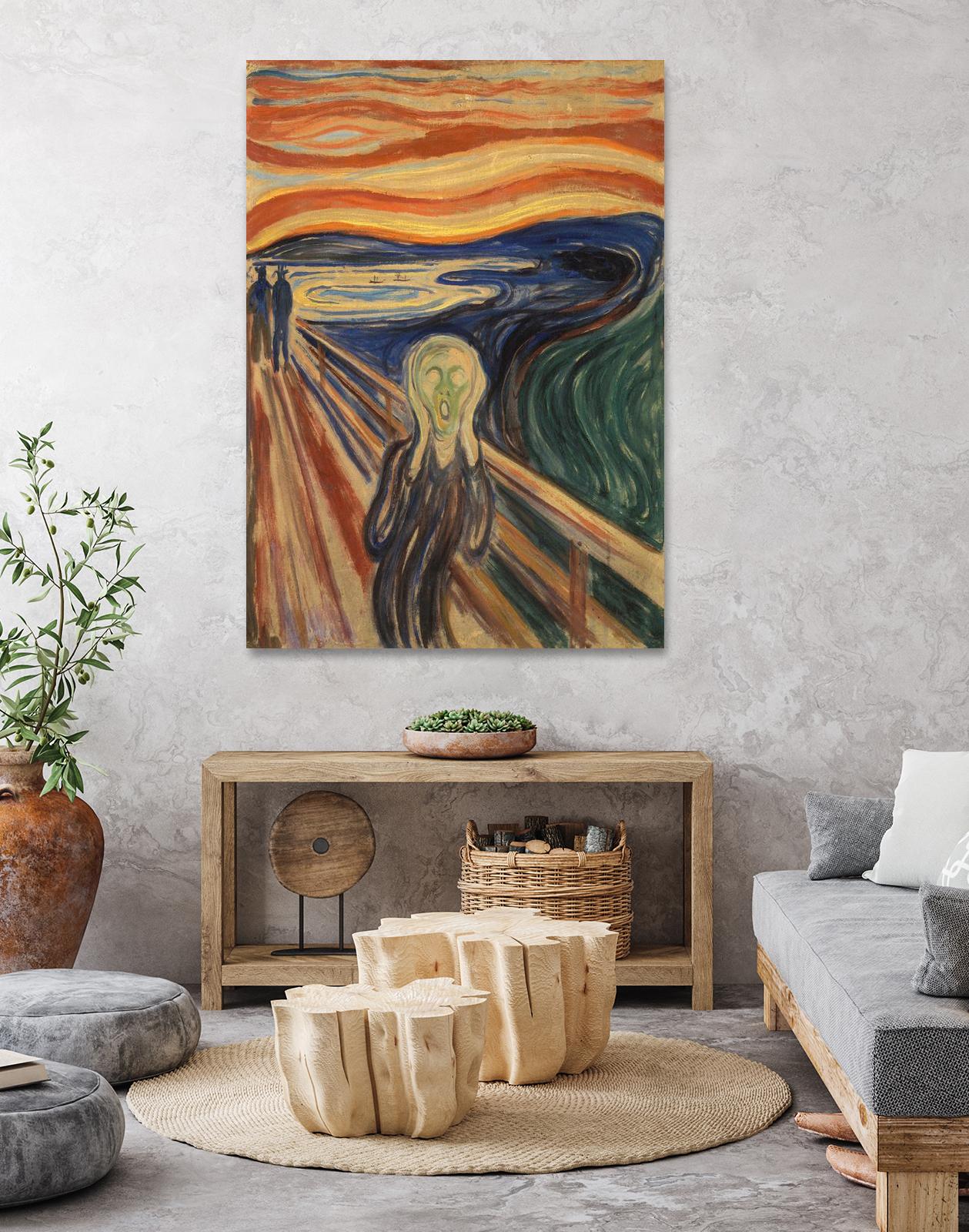 The Scream by Edvard Munch on GIANT ART - multicolor museum; figurative