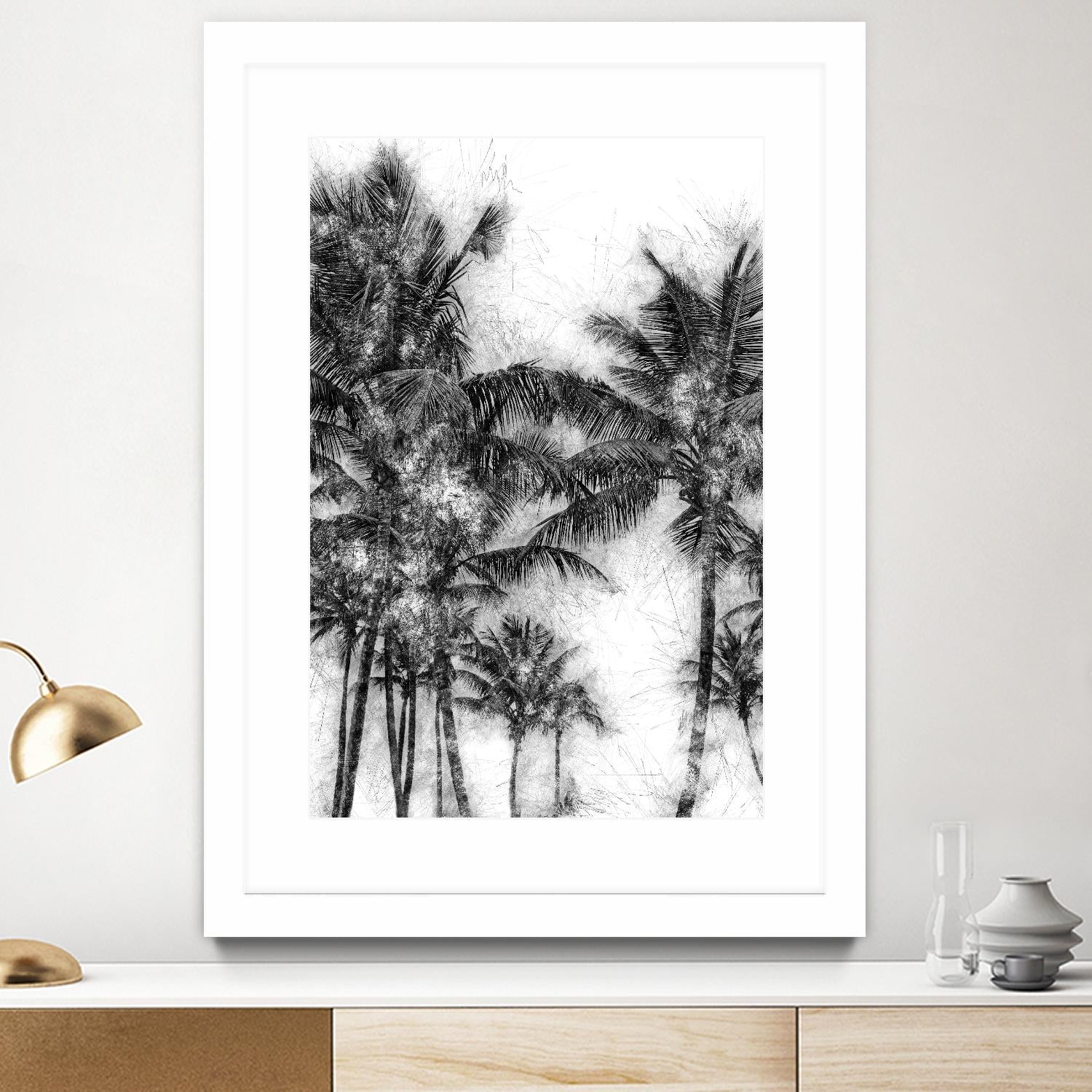 Dorado Palms 1 by Golie Miamee on GIANT ART - multicolor photography; landscapes