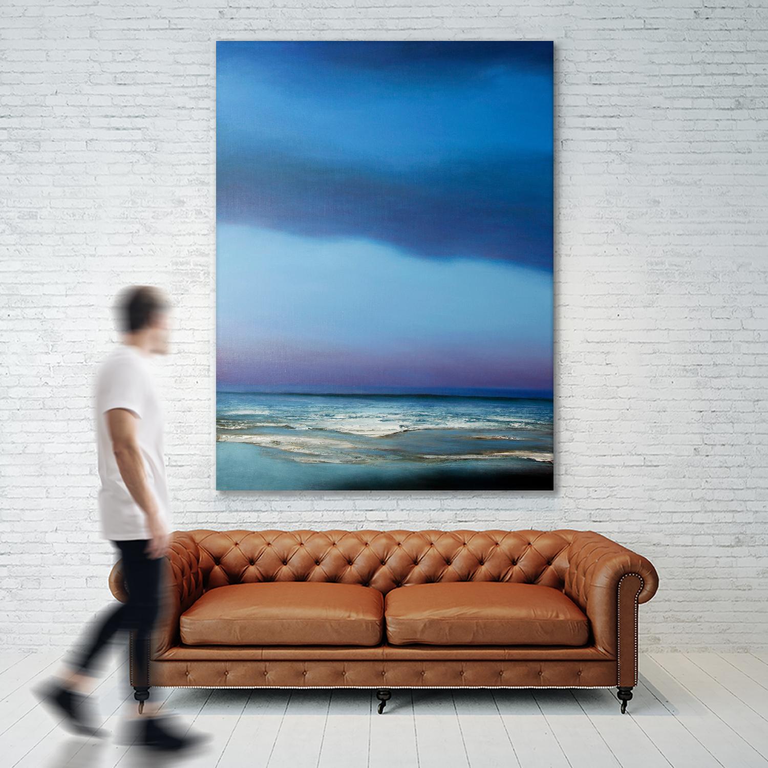 Blue Symphony by Michael Mote on GIANT ART - blue coastal, landscapes, beaches, ocean