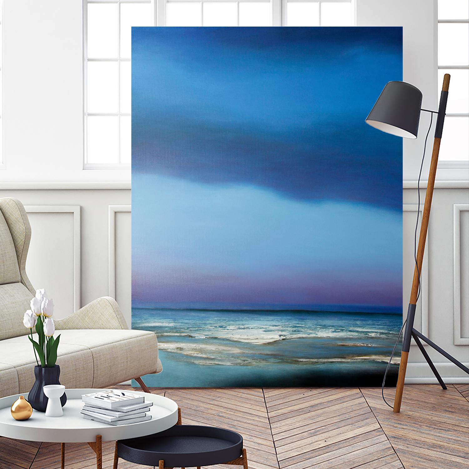 Blue Symphony by Michael Mote on GIANT ART - blue coastal, landscapes, beaches, ocean