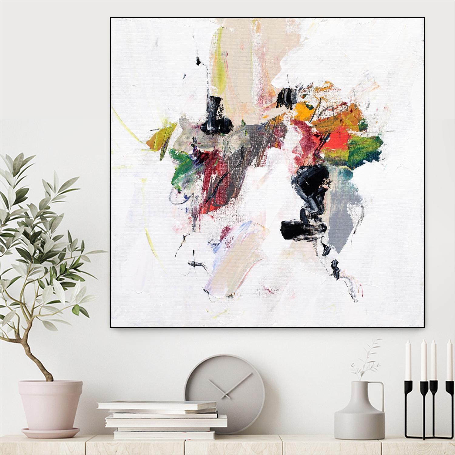 Go for It by Suzanne McCourt on GIANT ART - multi abstracts, contemporary