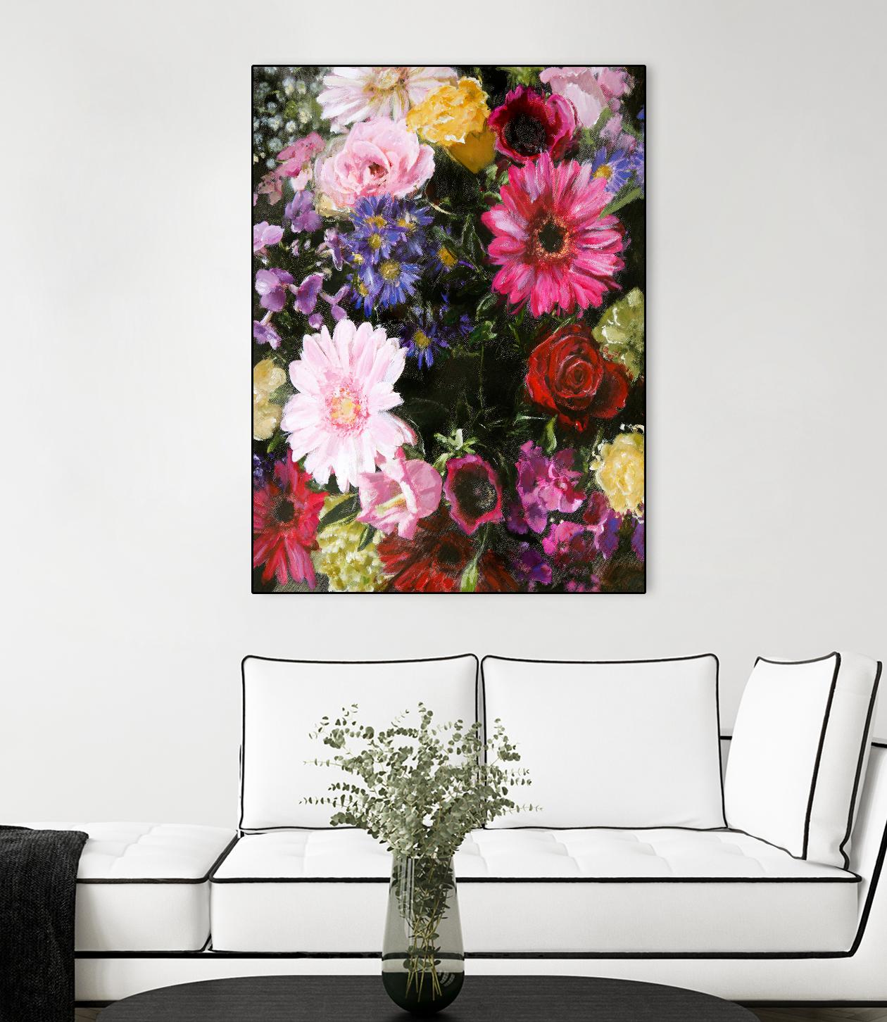 Dark Blossom by Design Fabrikken on GIANT ART - multi floral/still life