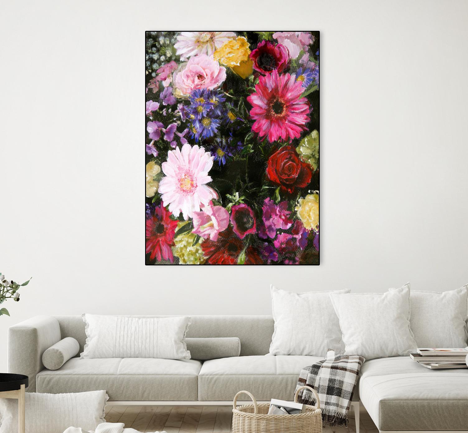 Dark Blossom by Design Fabrikken on GIANT ART - multi floral/still life