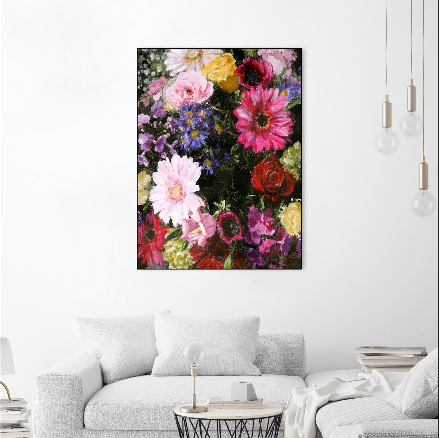 Dark Blossom by Design Fabrikken on GIANT ART - multi floral/still life