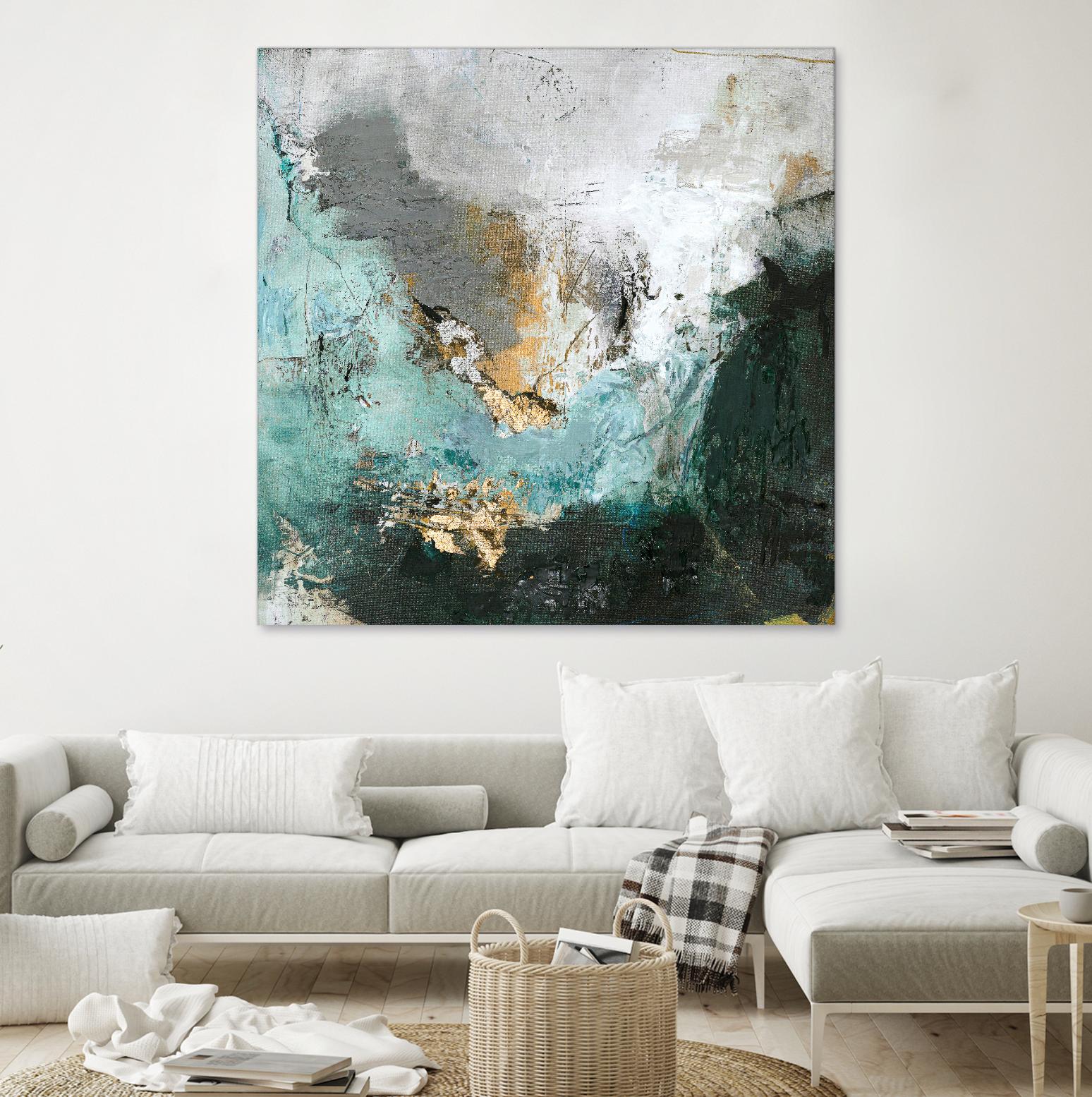 Arctic Green by Design Fabrikken on GIANT ART - multi abstracts