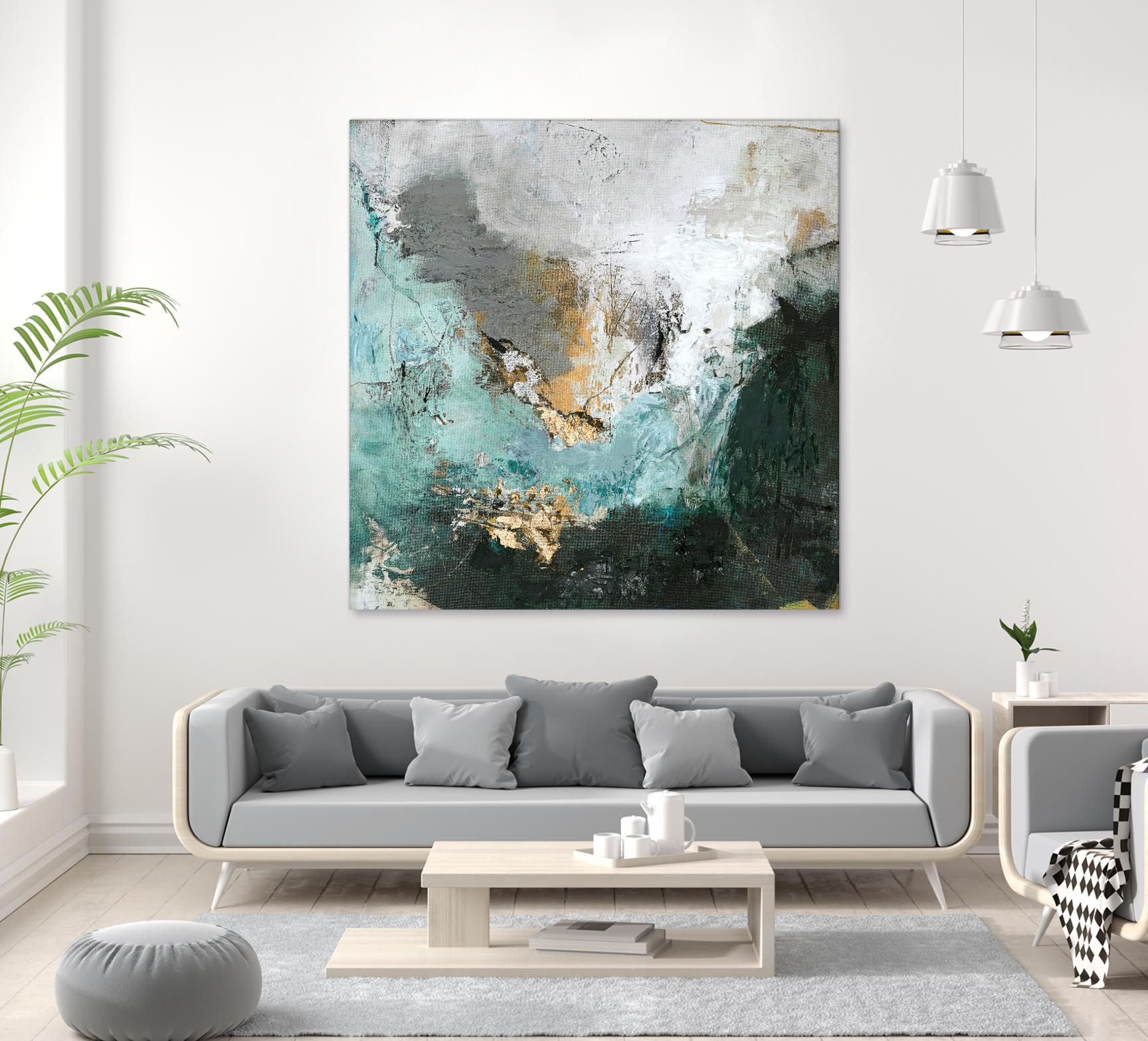 Arctic Green by Design Fabrikken on GIANT ART - multi abstracts