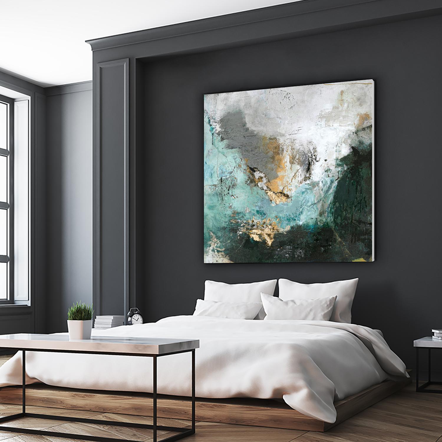 Arctic Green by Design Fabrikken on GIANT ART - multi abstracts