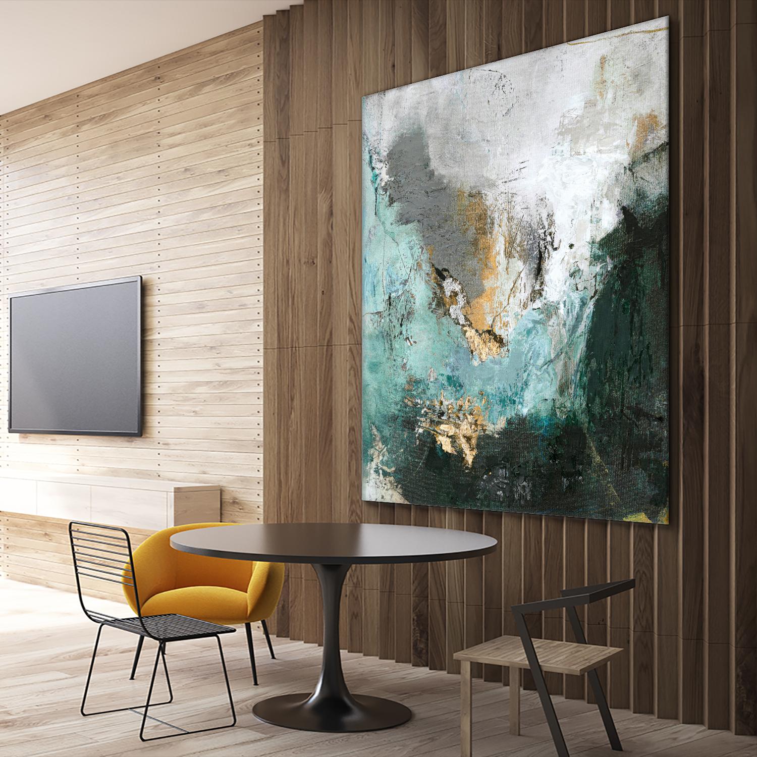 Arctic Green by Design Fabrikken on GIANT ART - multi abstracts