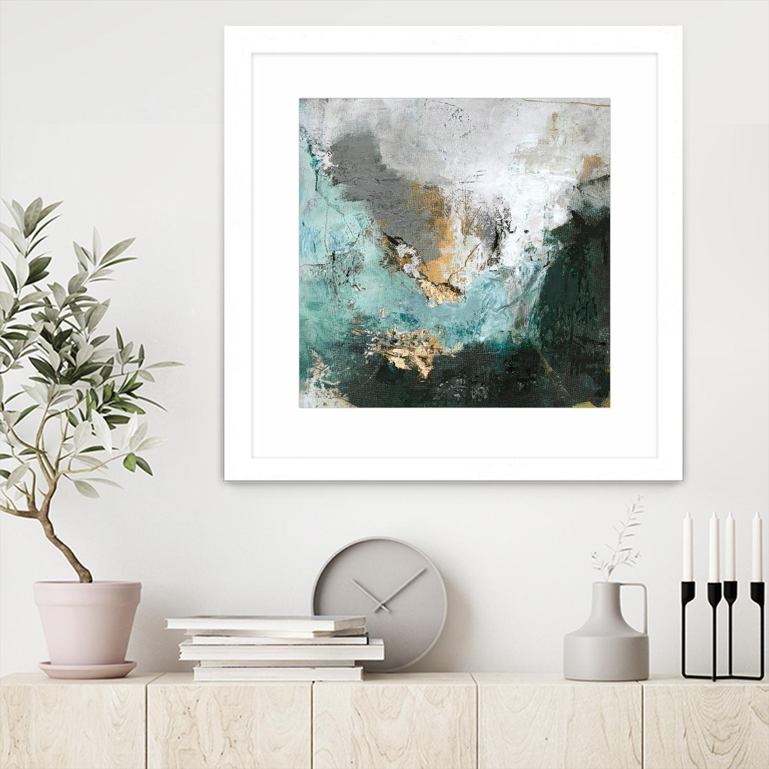 Arctic Green by Design Fabrikken on GIANT ART - multi abstracts