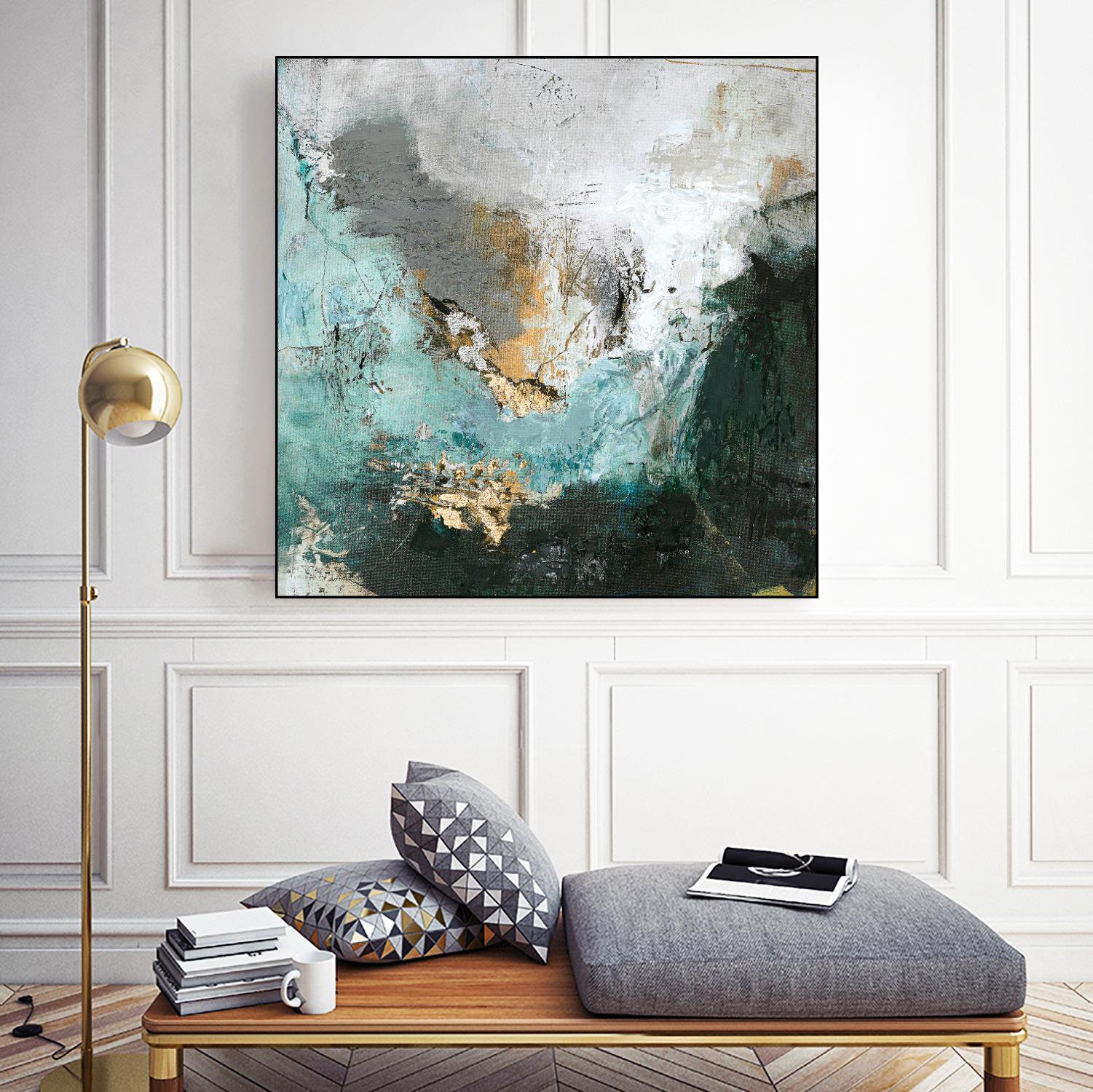 Arctic Green by Design Fabrikken on GIANT ART - multi abstracts