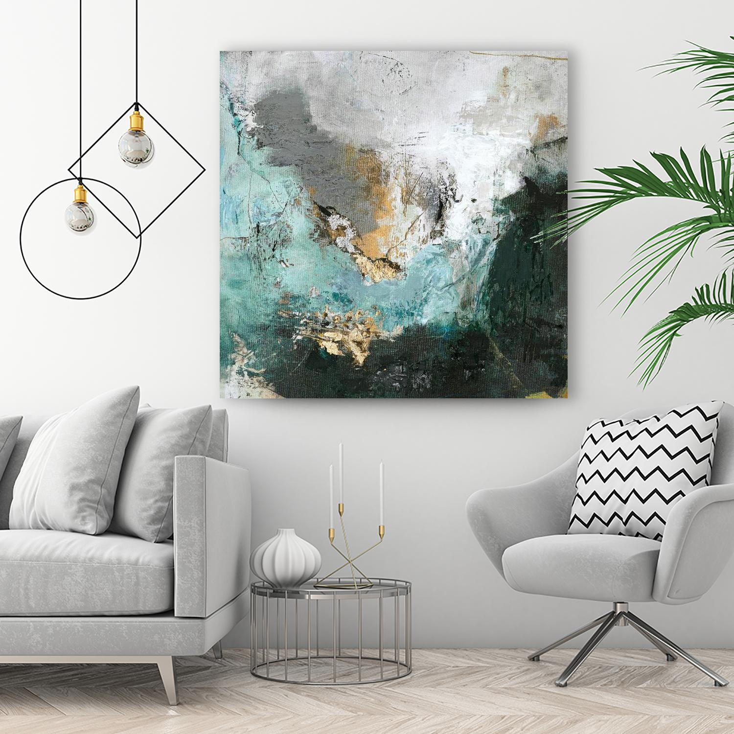 Arctic Green by Design Fabrikken on GIANT ART - multi abstracts